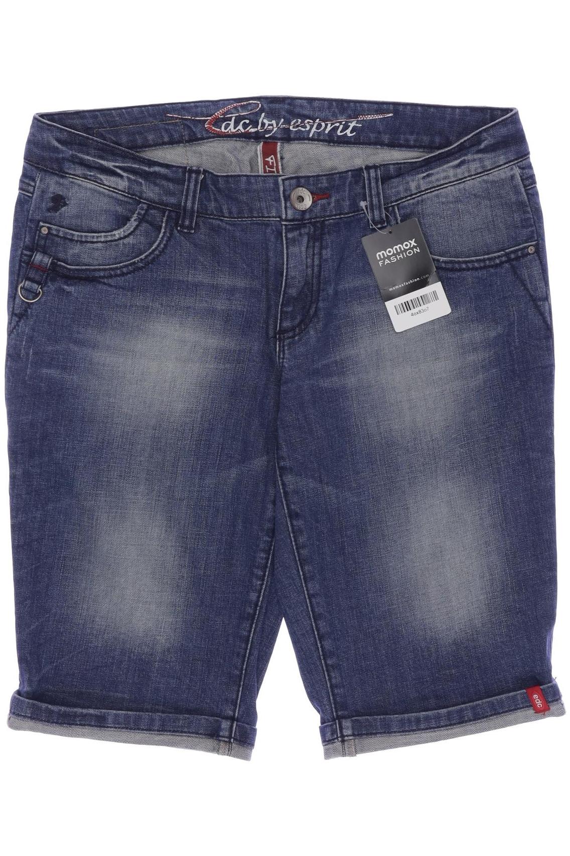 

edc by Esprit Damen Shorts, blau, Gr. 31