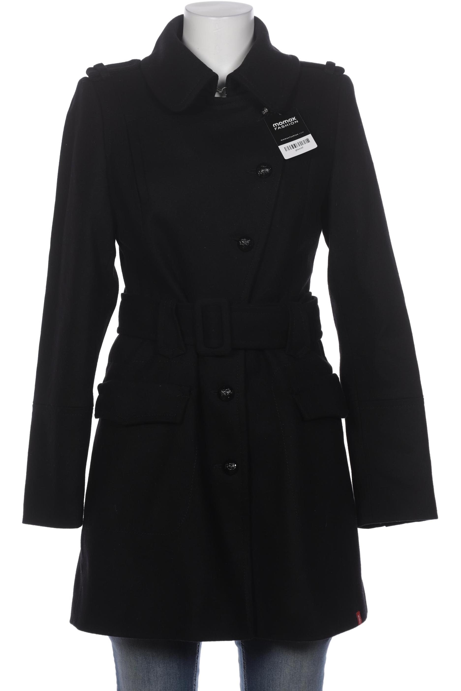 

edc by Esprit Damen Mantel, schwarz, Gr. 38