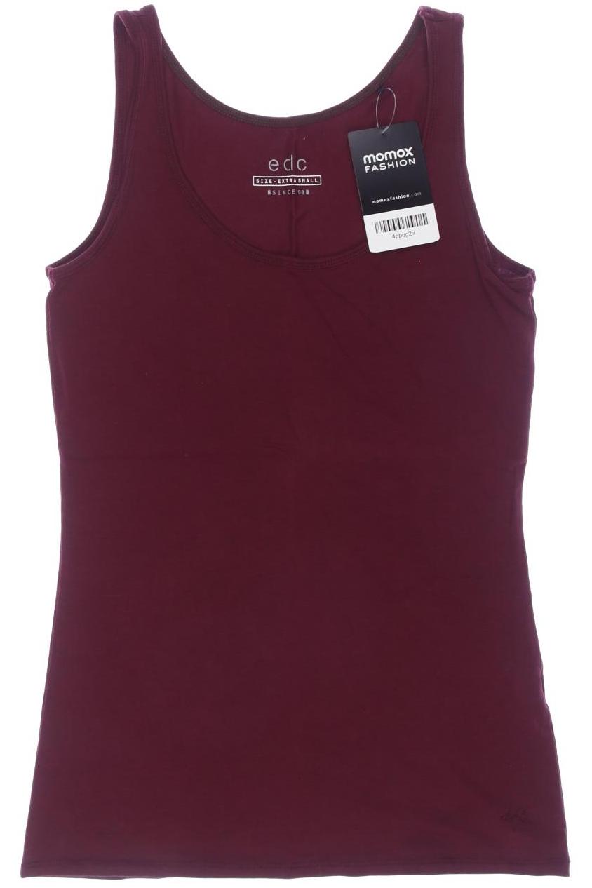 

edc by Esprit Damen Top, bordeaux, Gr. 34