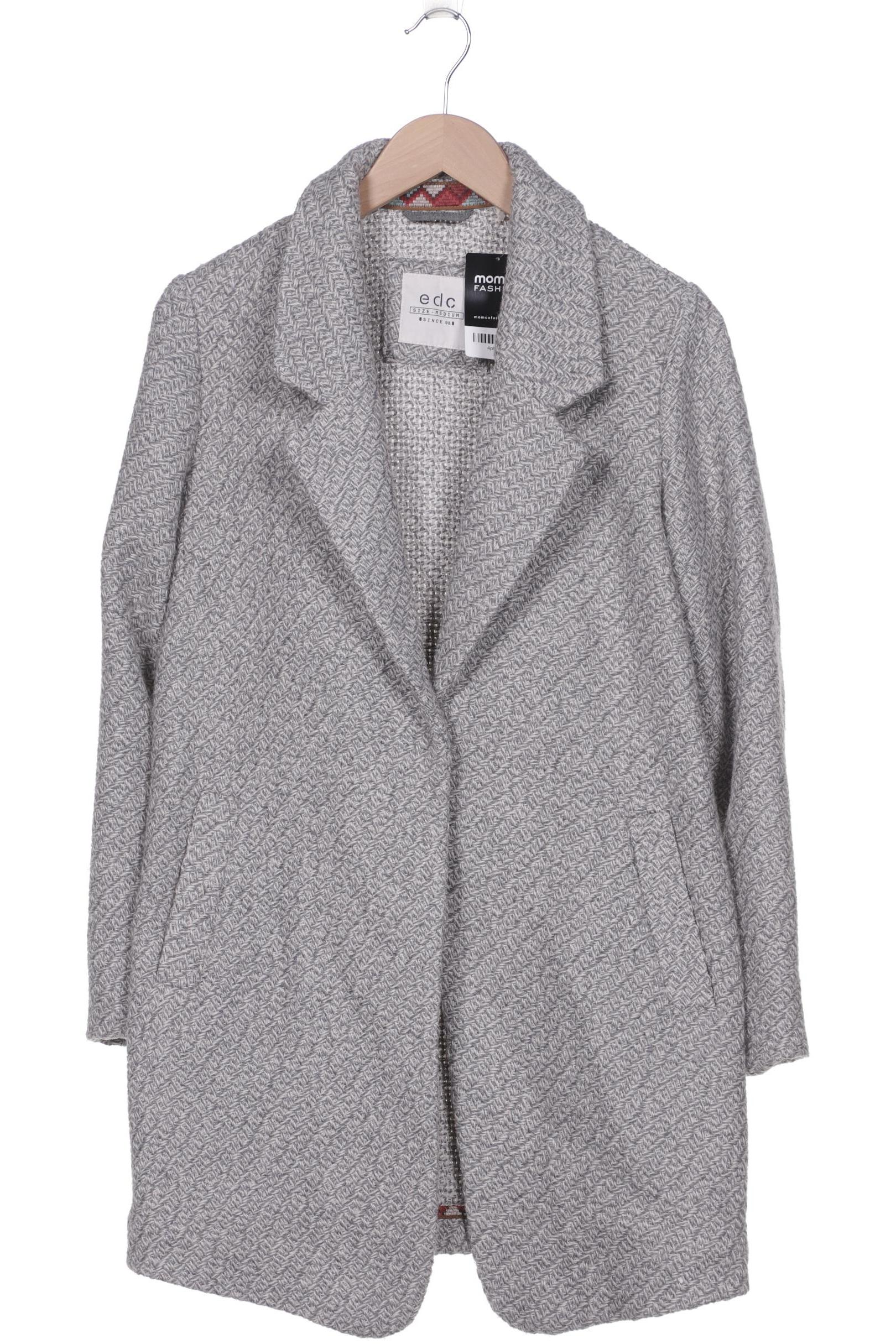 

edc by Esprit Damen Mantel, grau, Gr. 38