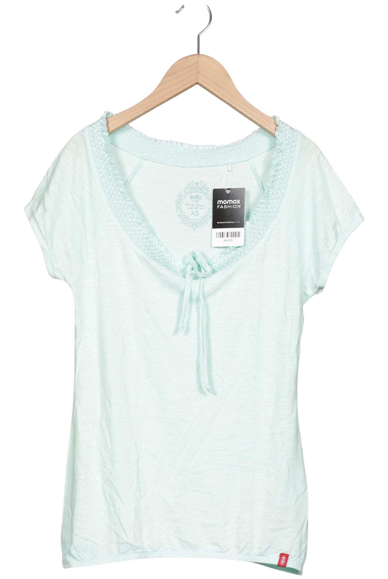 

edc by Esprit Damen T-Shirt, hellgrün, Gr. 34