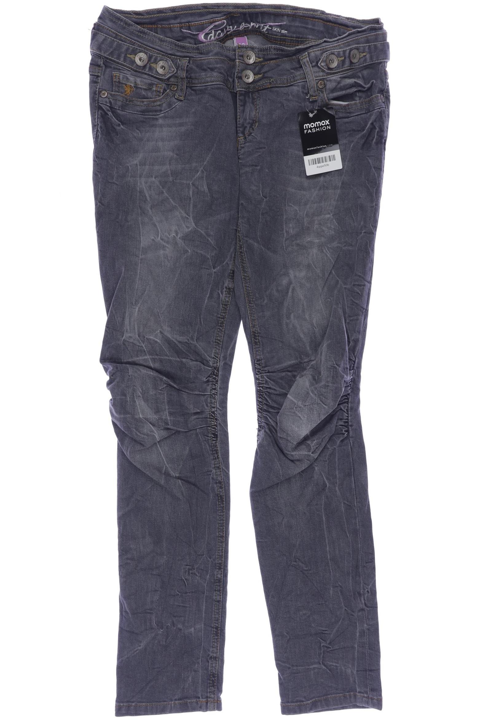 

edc by Esprit Damen Jeans, grau, Gr. 30