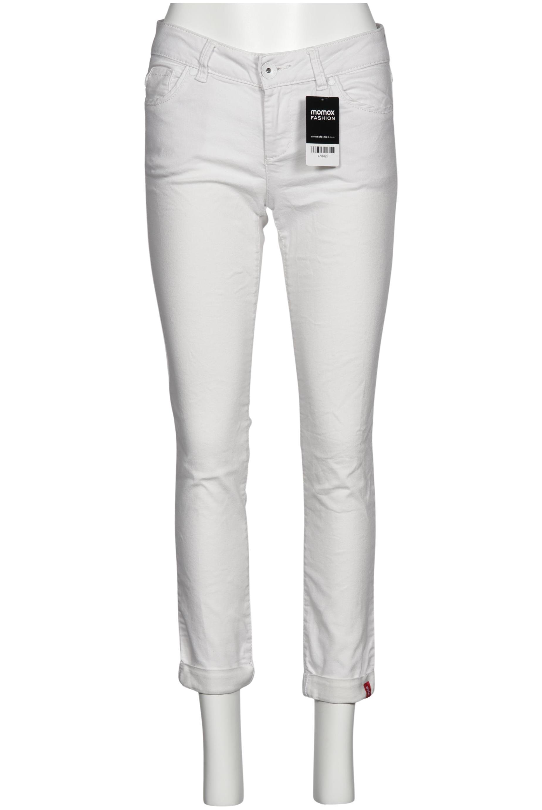 

edc by Esprit Damen Stoffhose, weiß, Gr. 36