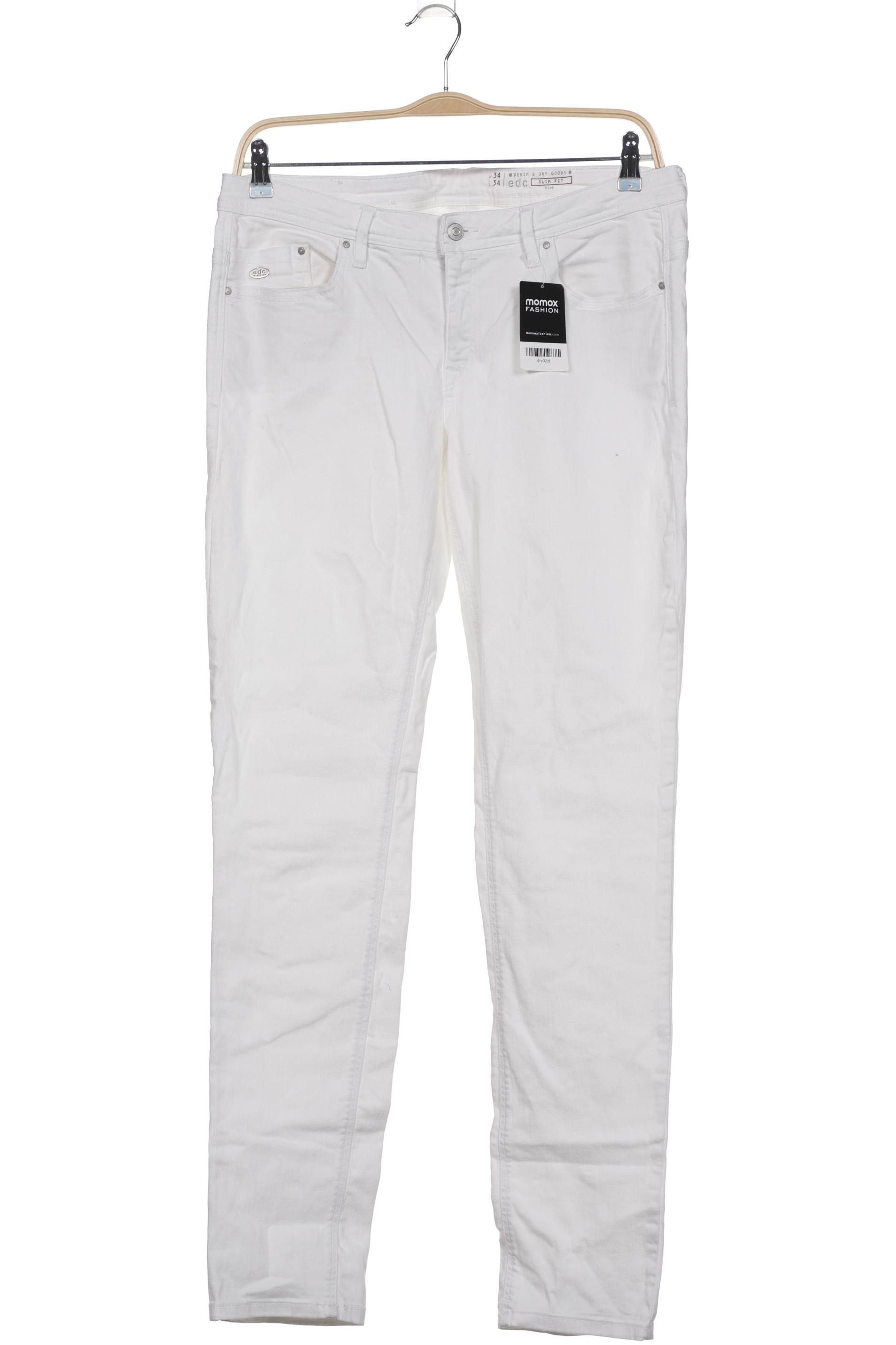 

edc by Esprit Damen Jeans, weiß, Gr. 34
