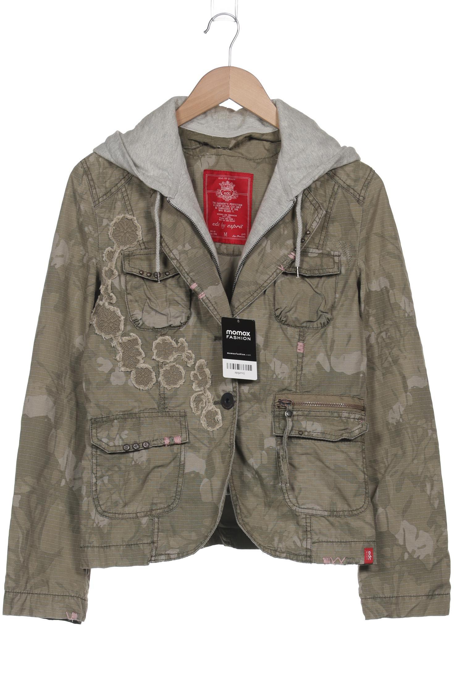 

edc by Esprit Damen Jacke, grün, Gr. 38