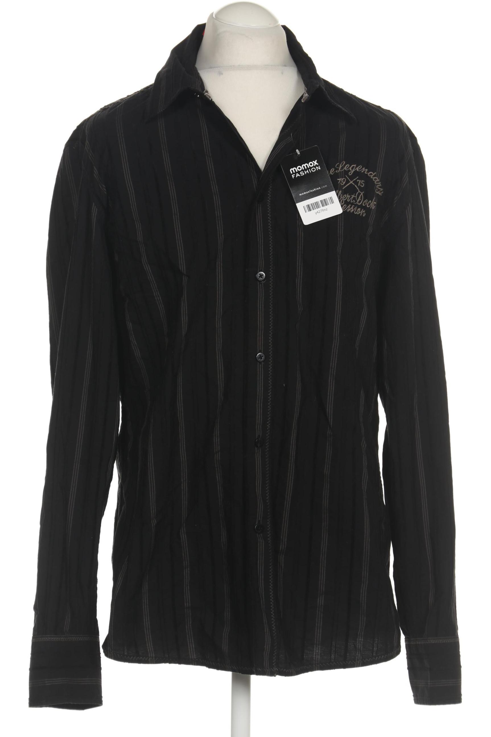 

edc by Esprit Herren Hemd, schwarz, Gr. 54