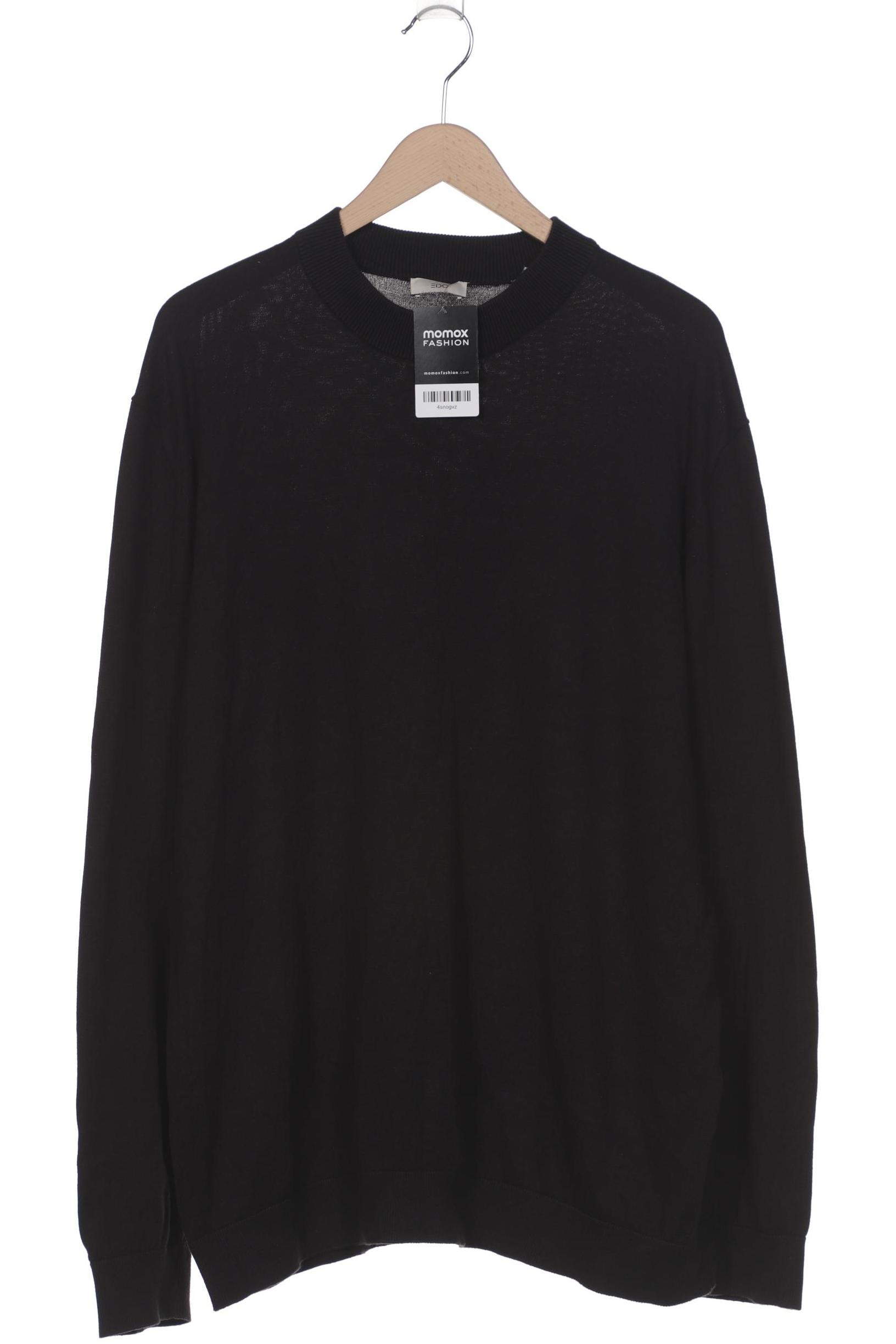 

edc by Esprit Herren Pullover, schwarz, Gr. 56