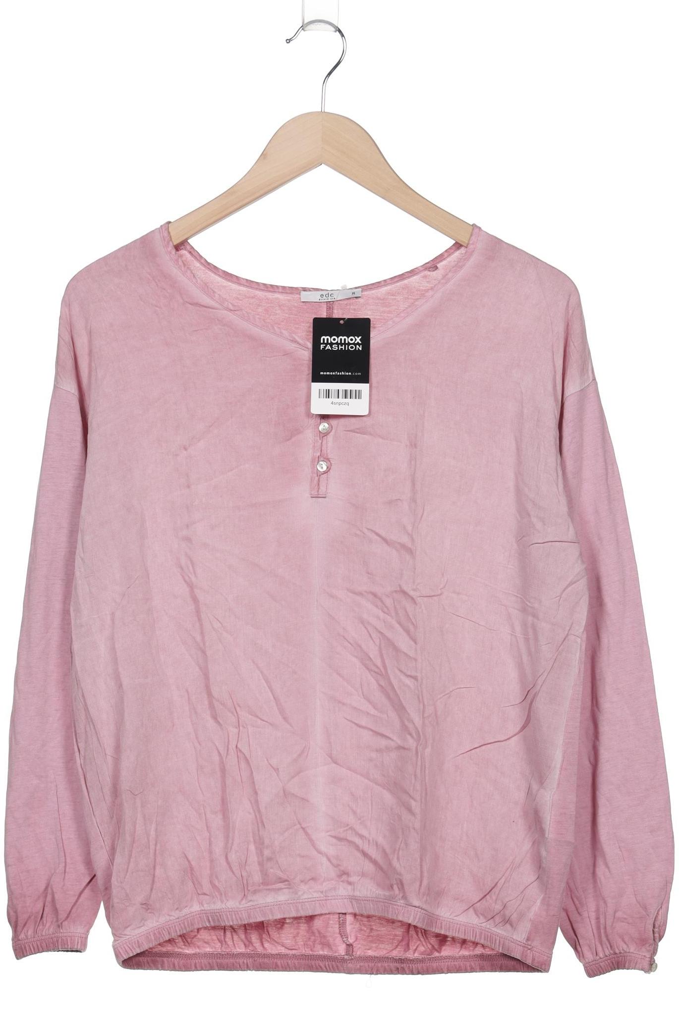 

edc by Esprit Damen Langarmshirt, pink, Gr. 38