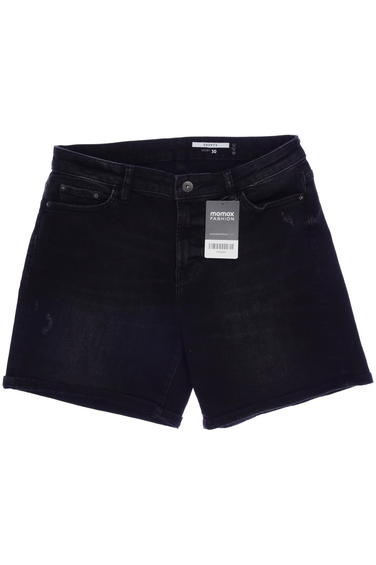 

edc by Esprit Damen Shorts, schwarz, Gr. 30