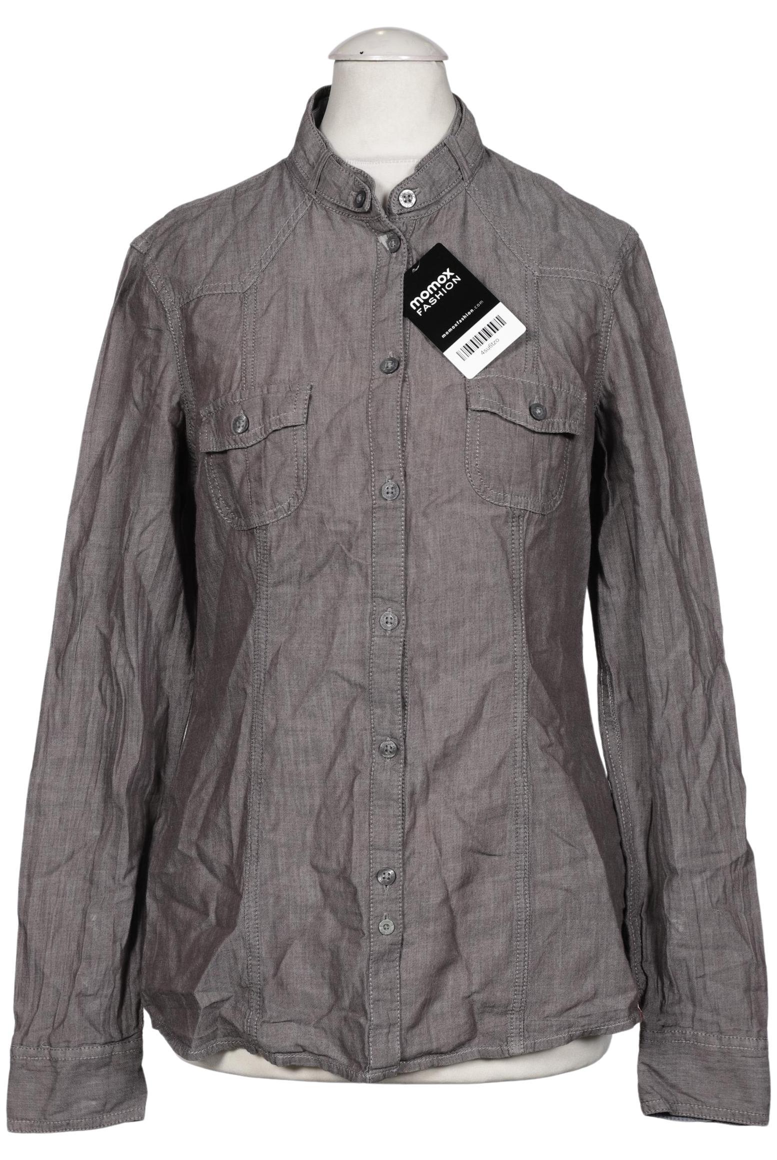 

edc by Esprit Damen Bluse, grau, Gr. 36