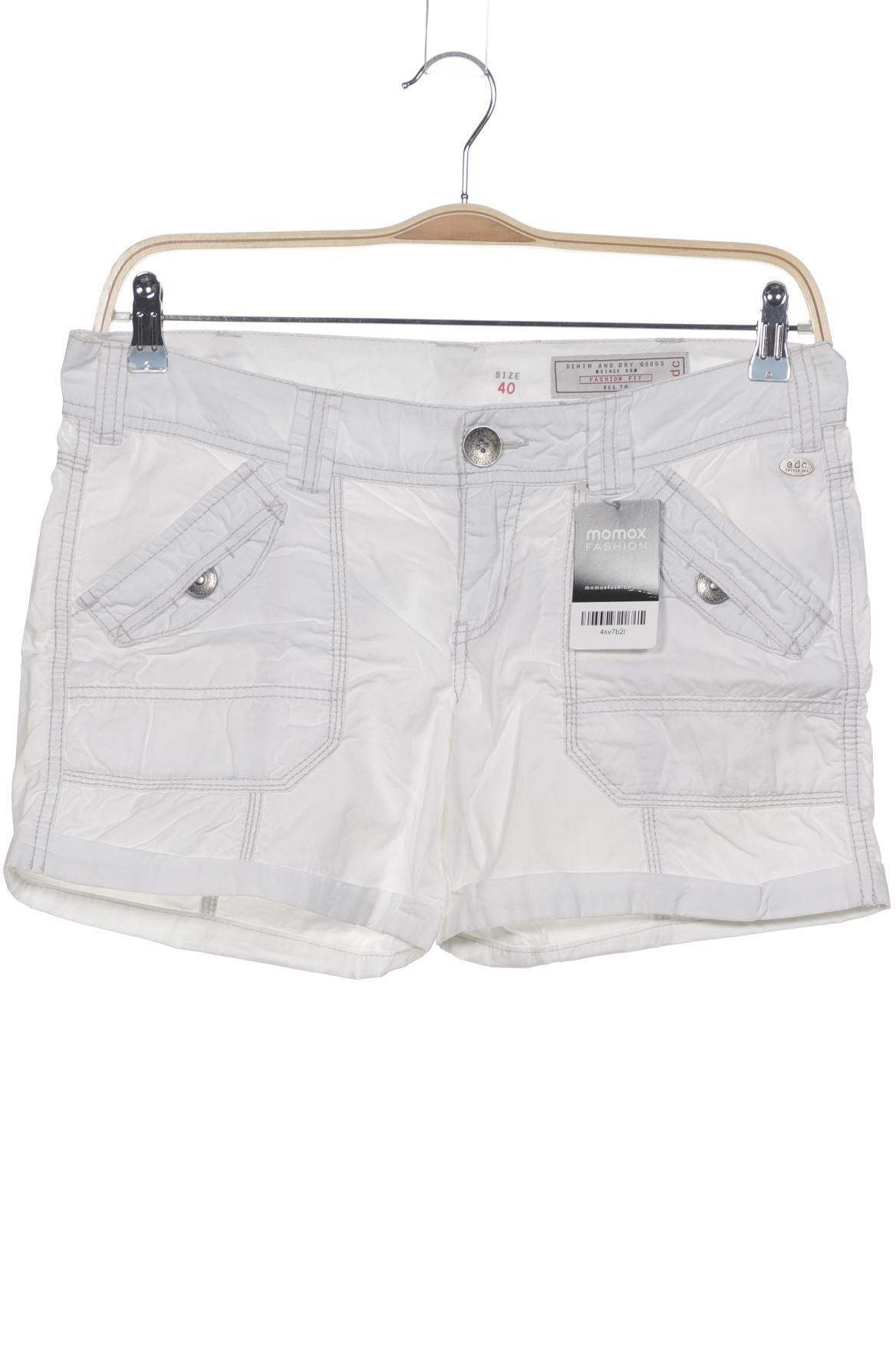 

edc by Esprit Damen Shorts, weiß, Gr. 40