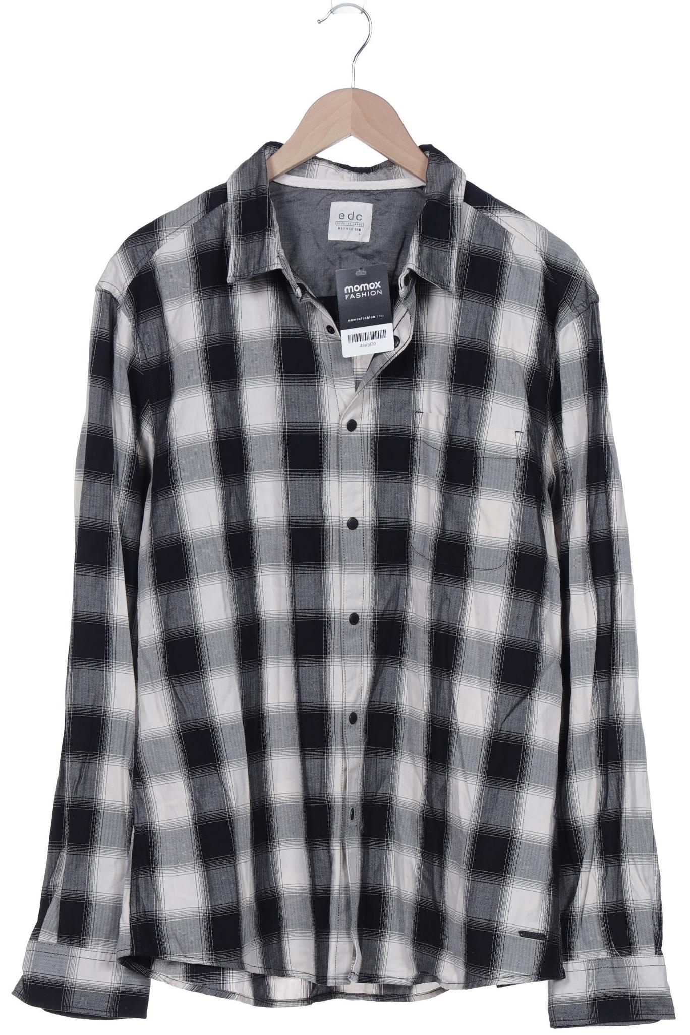 

edc by Esprit Herren Hemd, grau