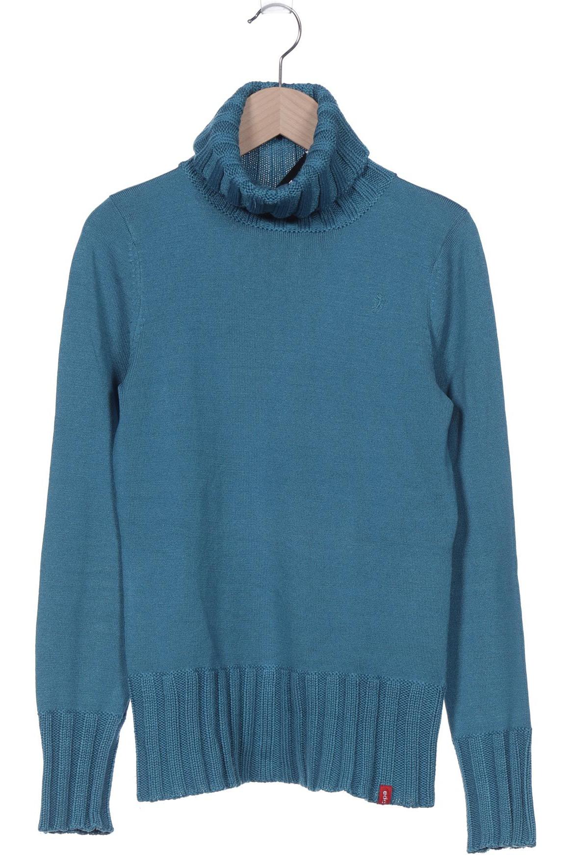 

edc by Esprit Damen Pullover, blau, Gr. 36