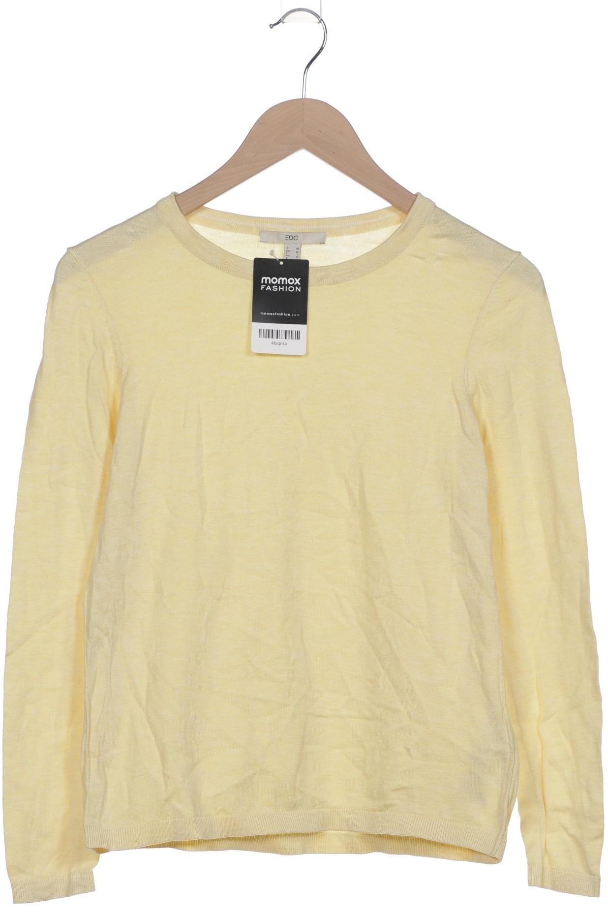 

edc by Esprit Damen Pullover, gelb, Gr. 38