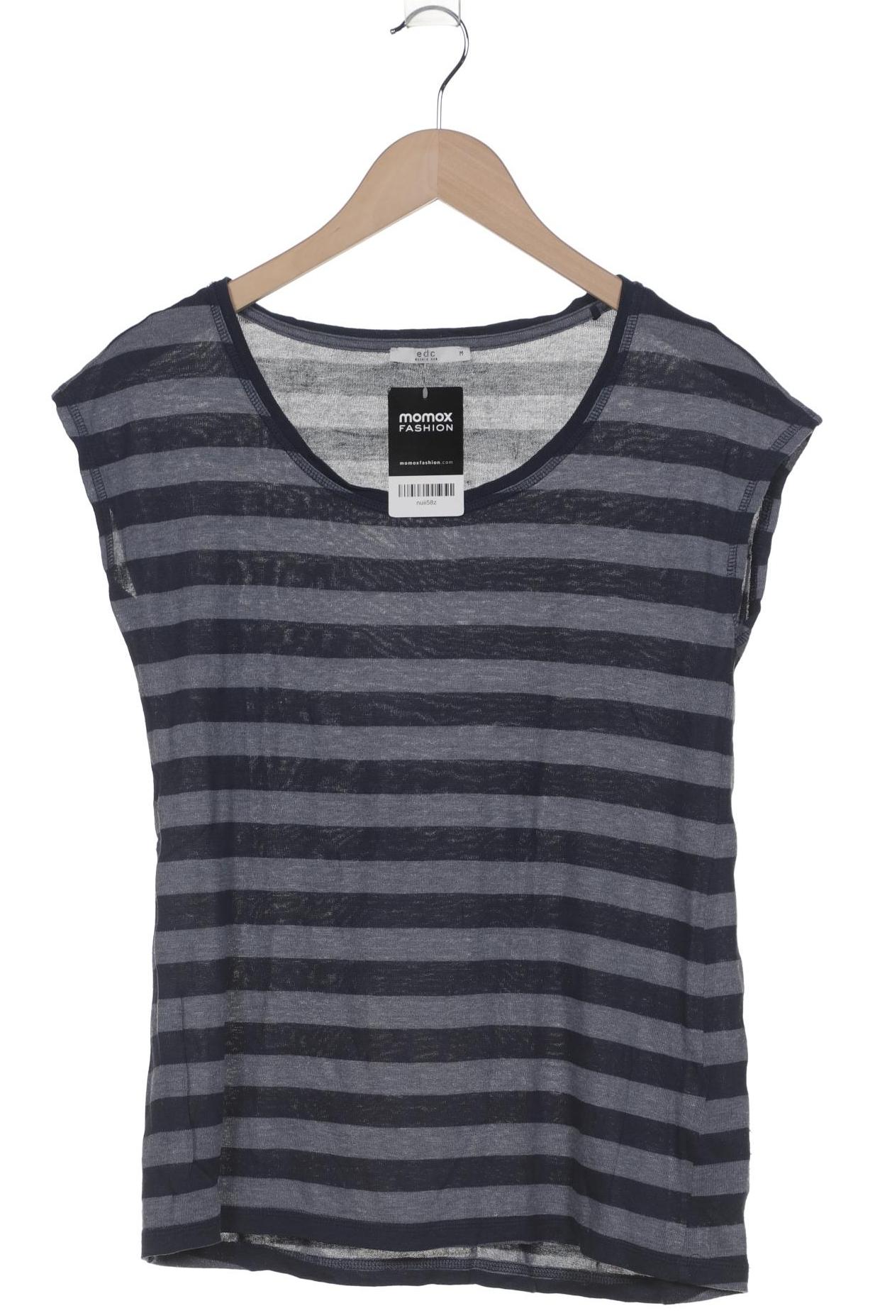 

edc by Esprit Damen T-Shirt, marineblau, Gr. 38