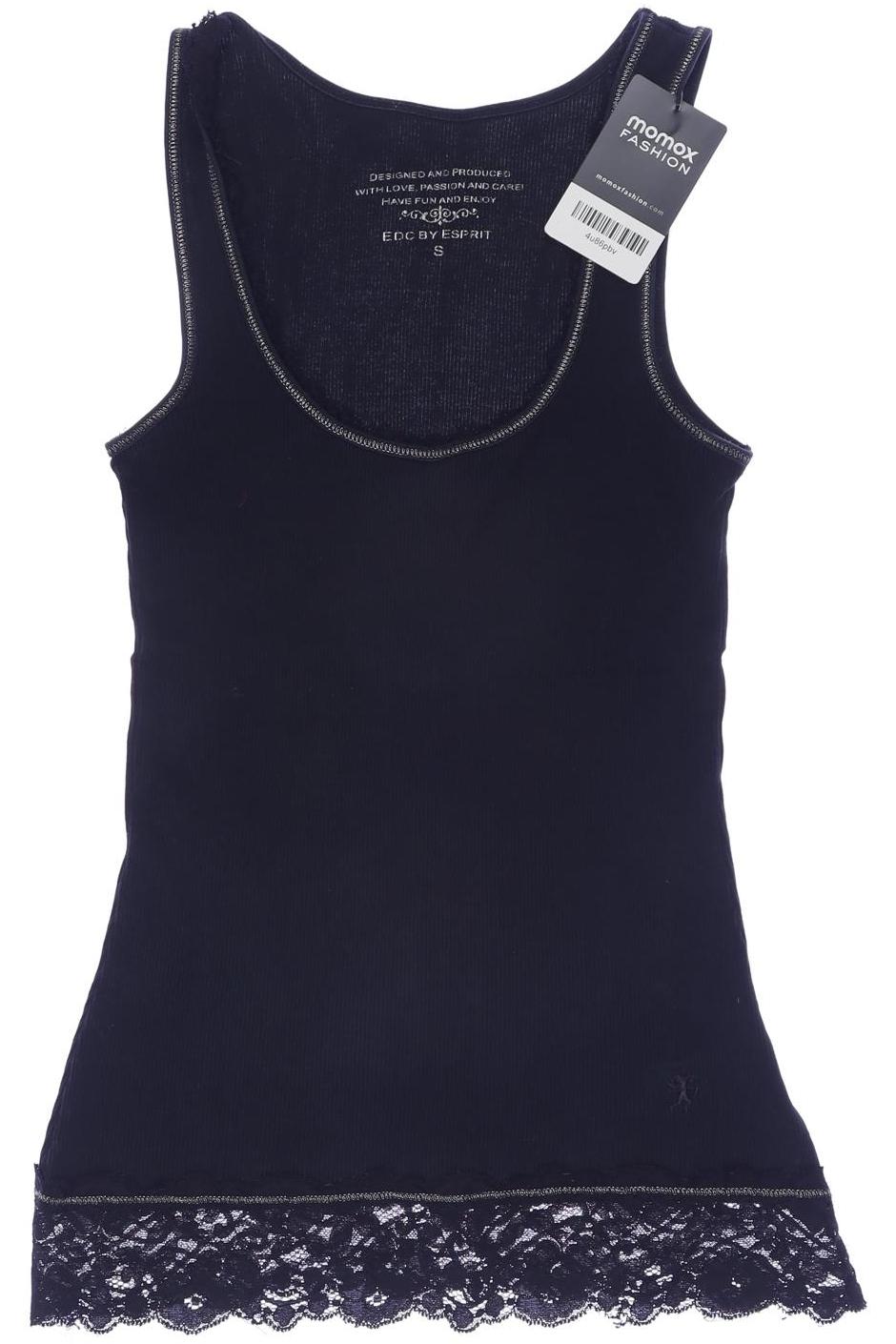 

edc by Esprit Damen Top, schwarz, Gr. 36