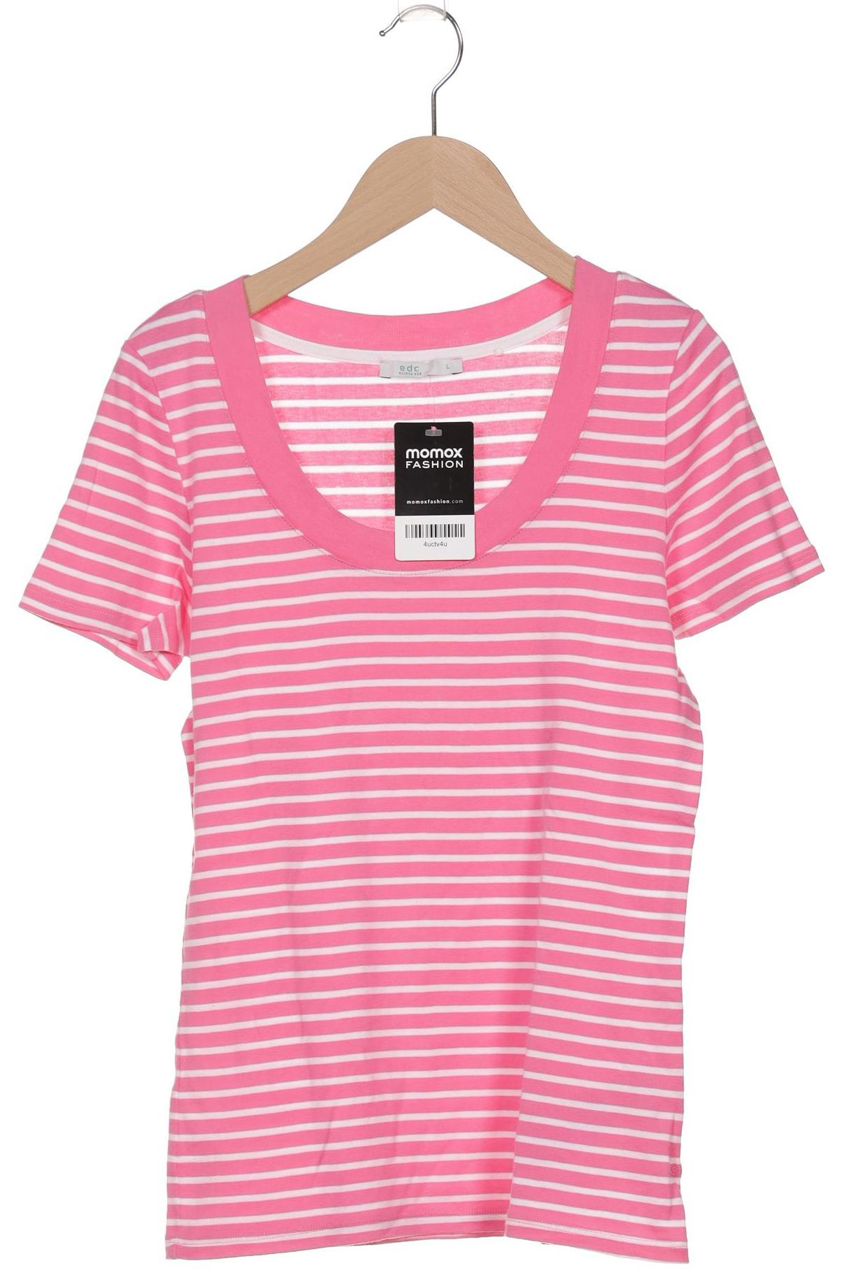 

edc by Esprit Damen T-Shirt, pink, Gr. 42