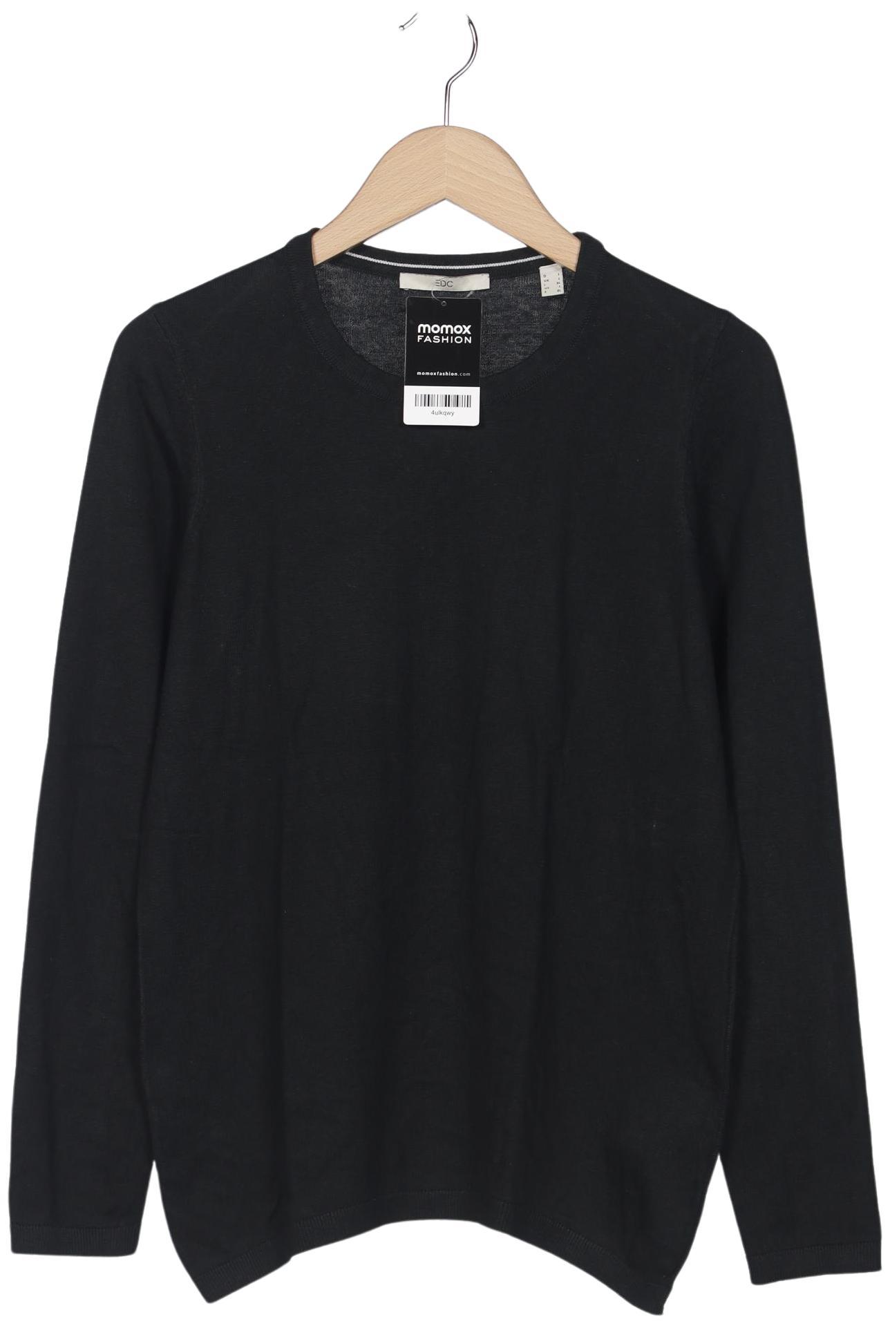 

edc by Esprit Damen Pullover, schwarz, Gr. 42