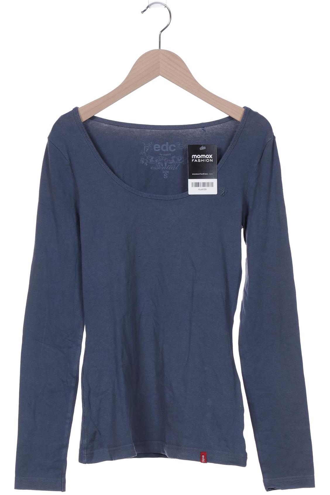 

edc by Esprit Damen Langarmshirt, grau, Gr. 36