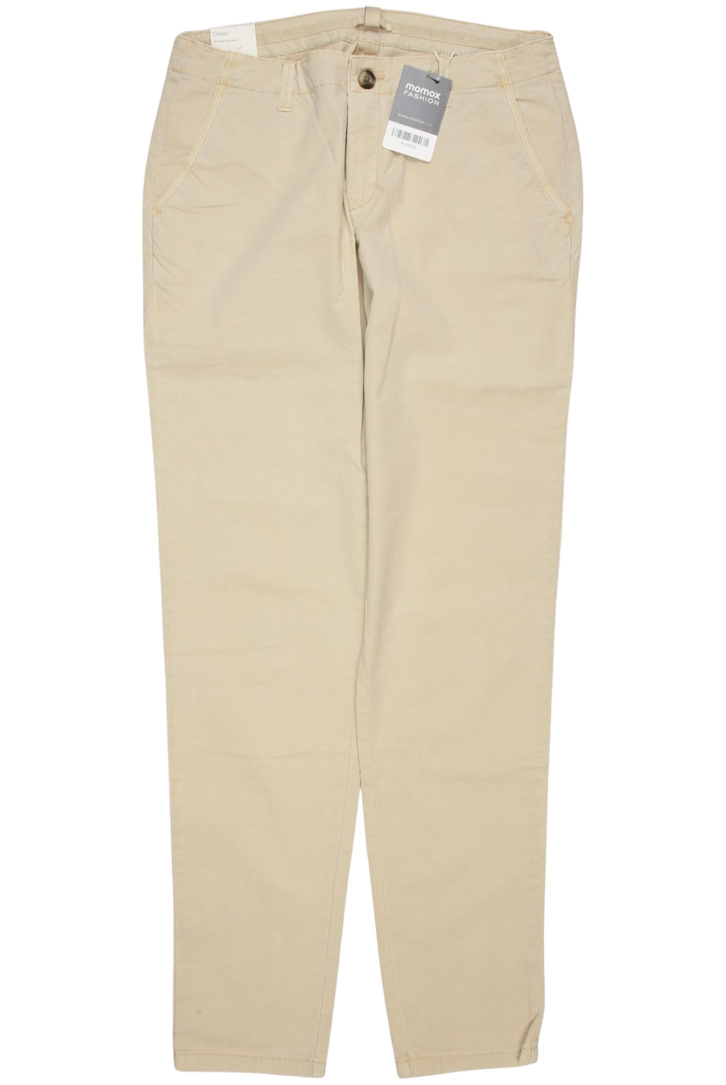 

edc by Esprit Damen Stoffhose, beige, Gr. 36