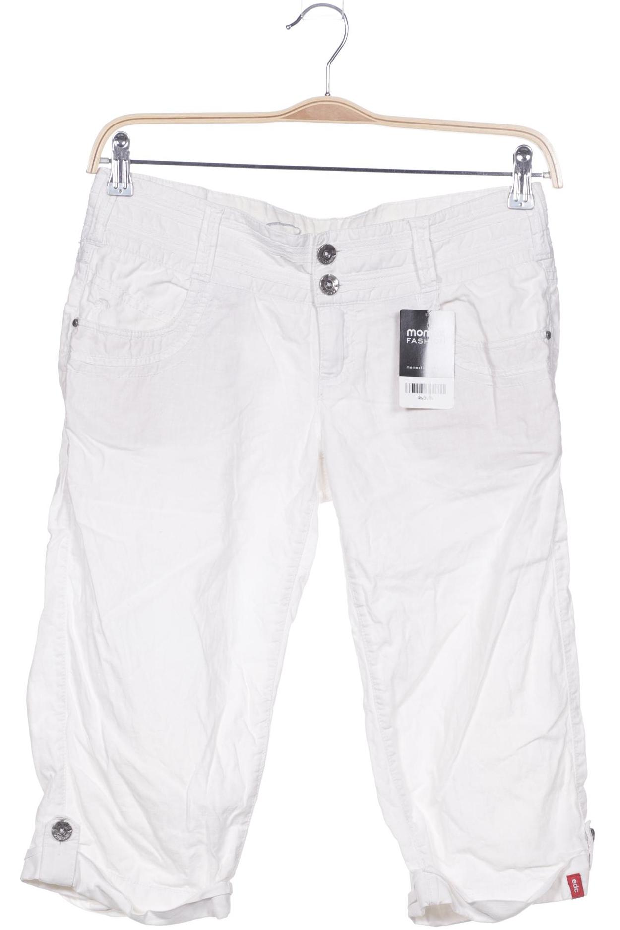 

edc by Esprit Damen Stoffhose, weiß