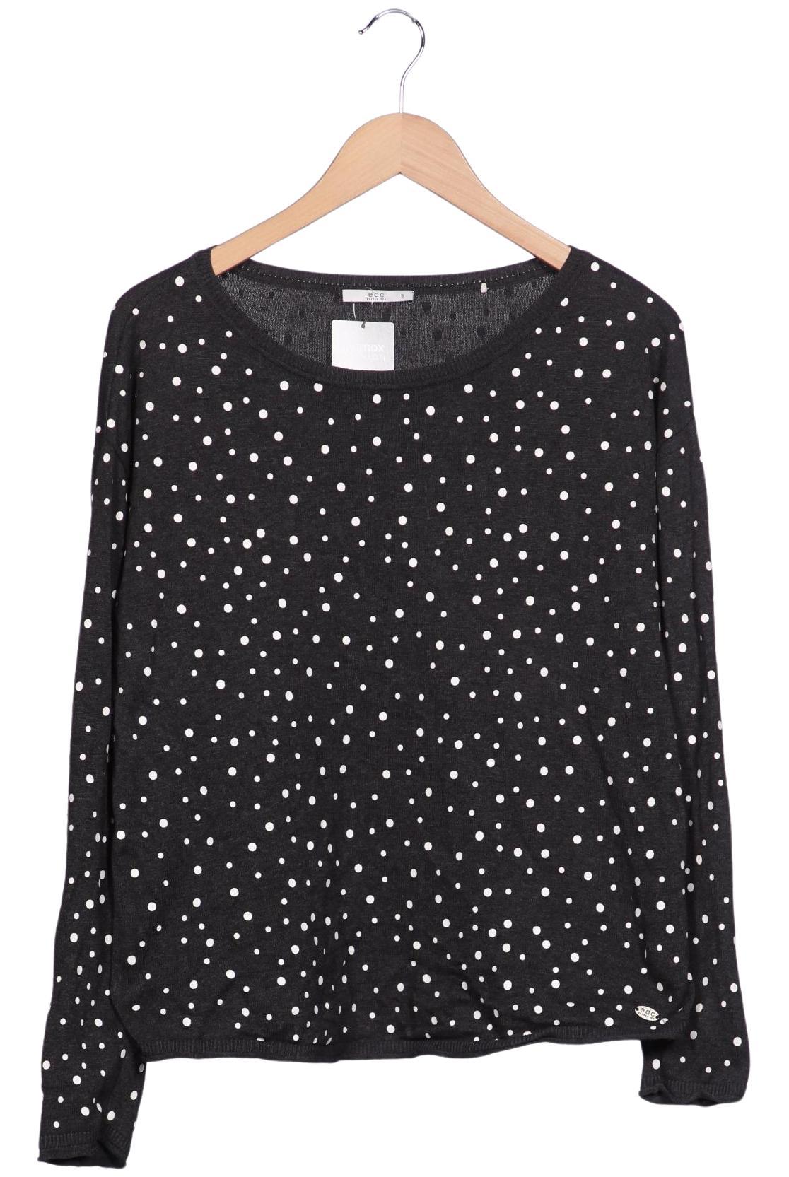 

edc by Esprit Damen Pullover, schwarz, Gr. 36