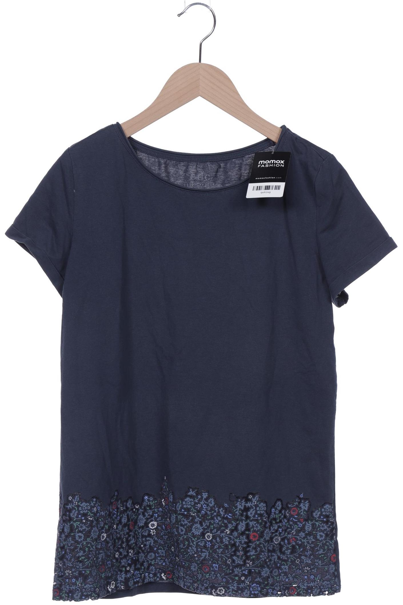 

edc by Esprit Damen T-Shirt, marineblau, Gr. 38