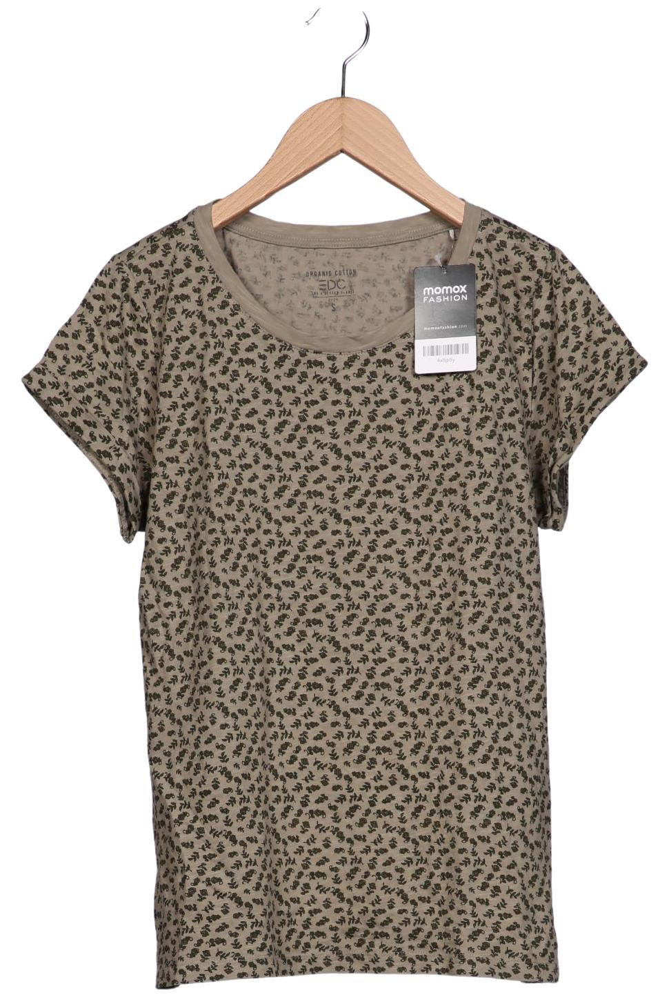 

edc by Esprit Damen T-Shirt, grün, Gr. 36