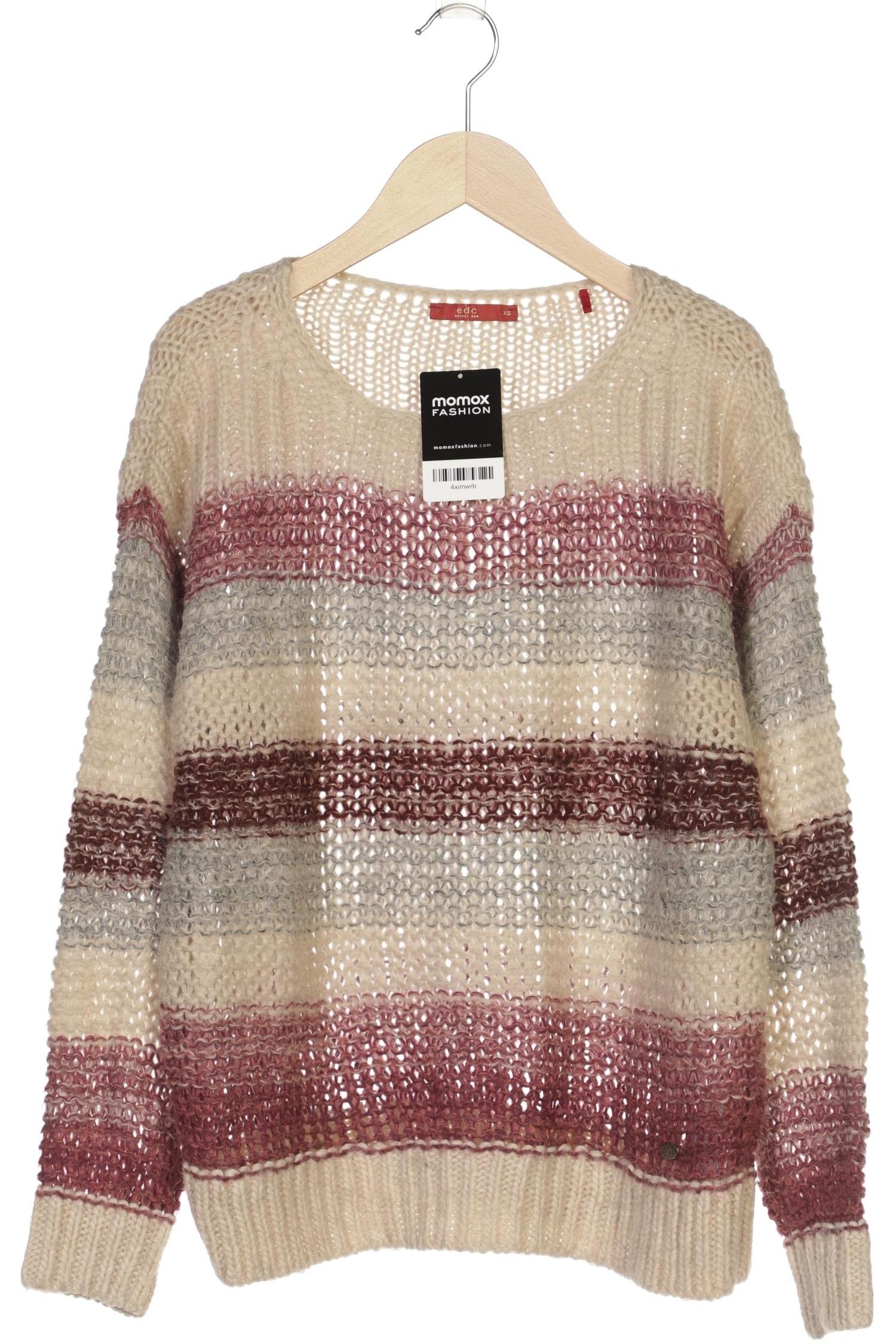 

edc by Esprit Damen Pullover, mehrfarbig, Gr. 34