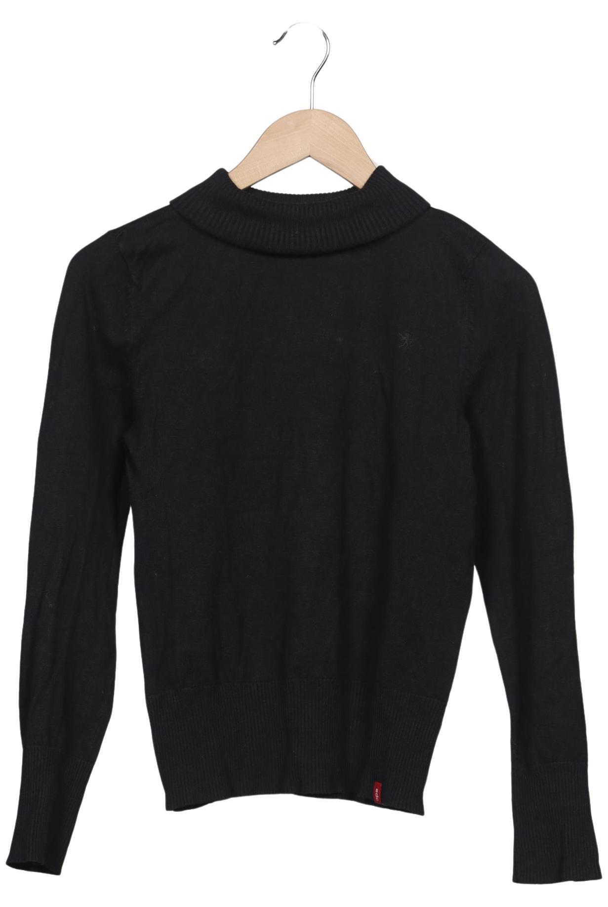 

edc by Esprit Damen Pullover, schwarz, Gr. 42