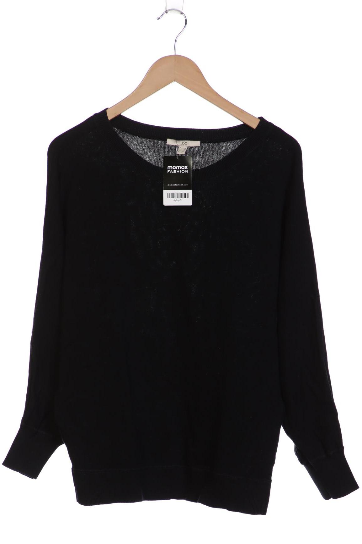 

edc by Esprit Damen Pullover, schwarz, Gr. 44