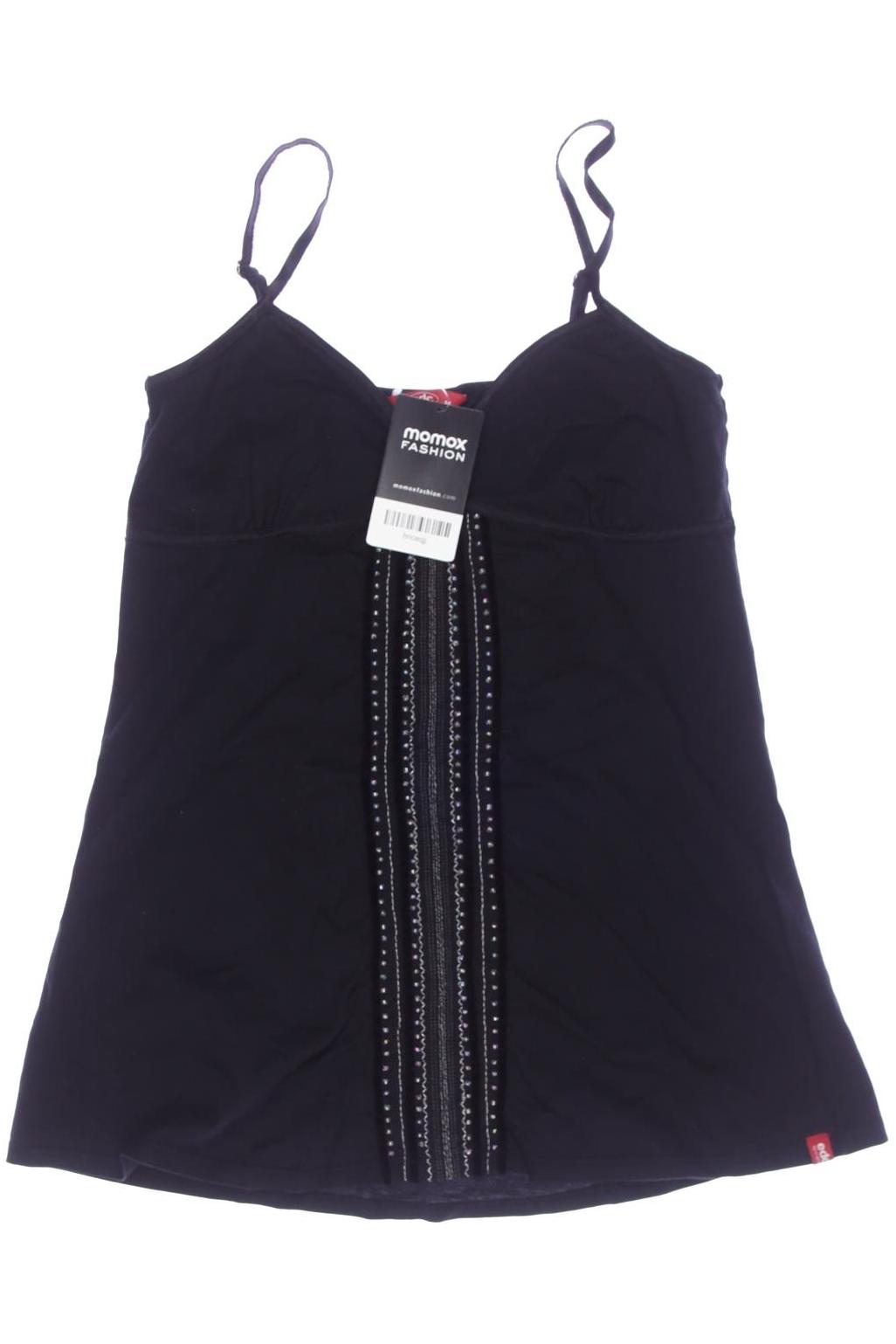 

edc by Esprit Damen Top, schwarz, Gr. 38