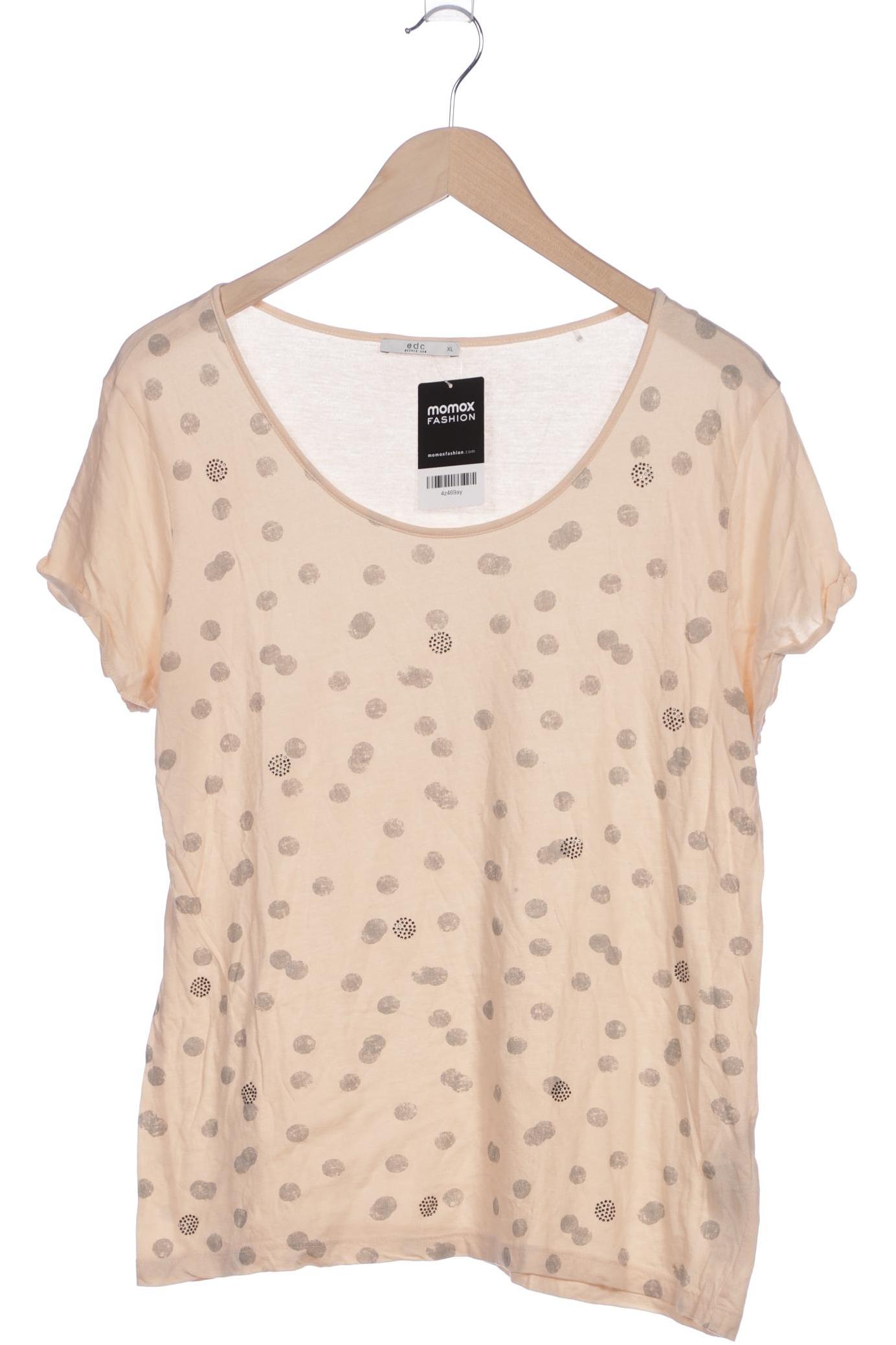

edc by Esprit Damen T-Shirt, orange, Gr. 44