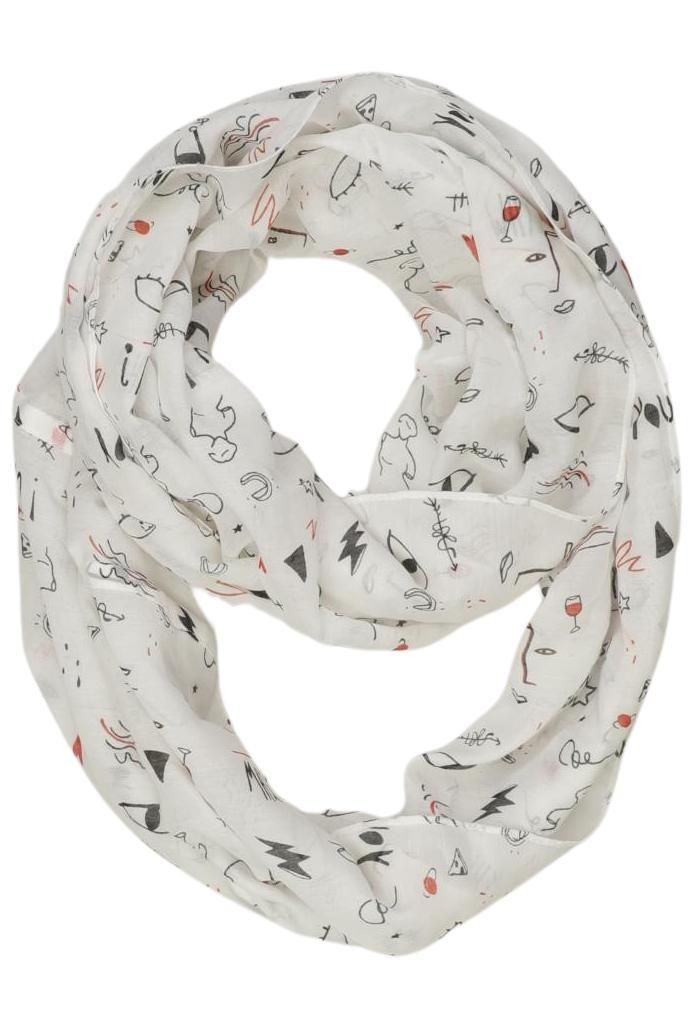 

edc by Esprit Damen Schal, weiß, Gr.