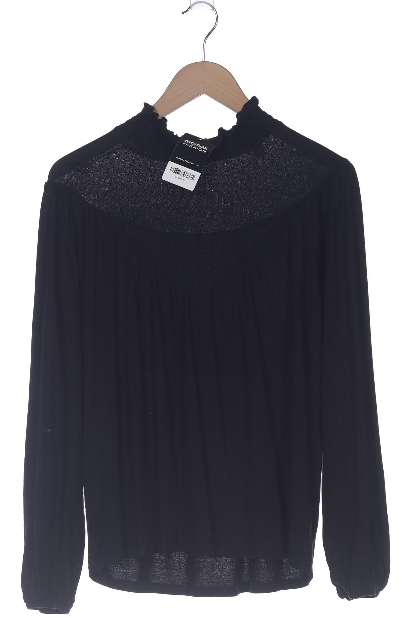 

edc by Esprit Damen Langarmshirt, schwarz, Gr. 38