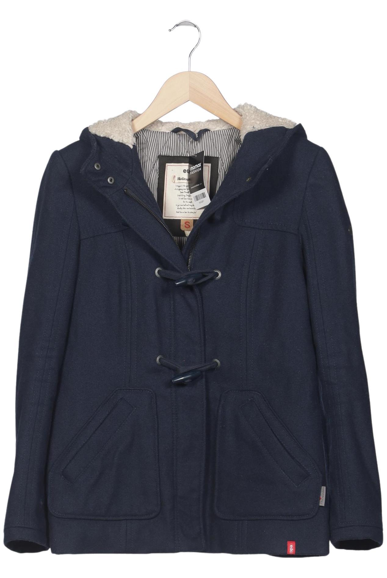 

edc by Esprit Damen Mantel, marineblau, Gr. 36