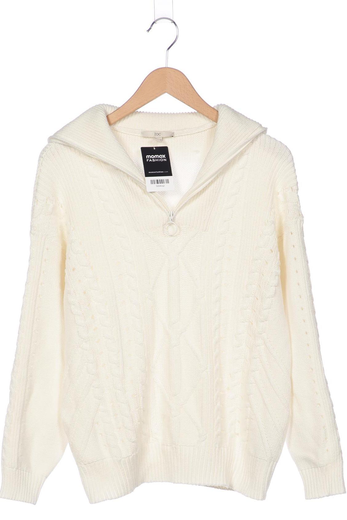 

edc by Esprit Damen Pullover, cremeweiß, Gr. 38