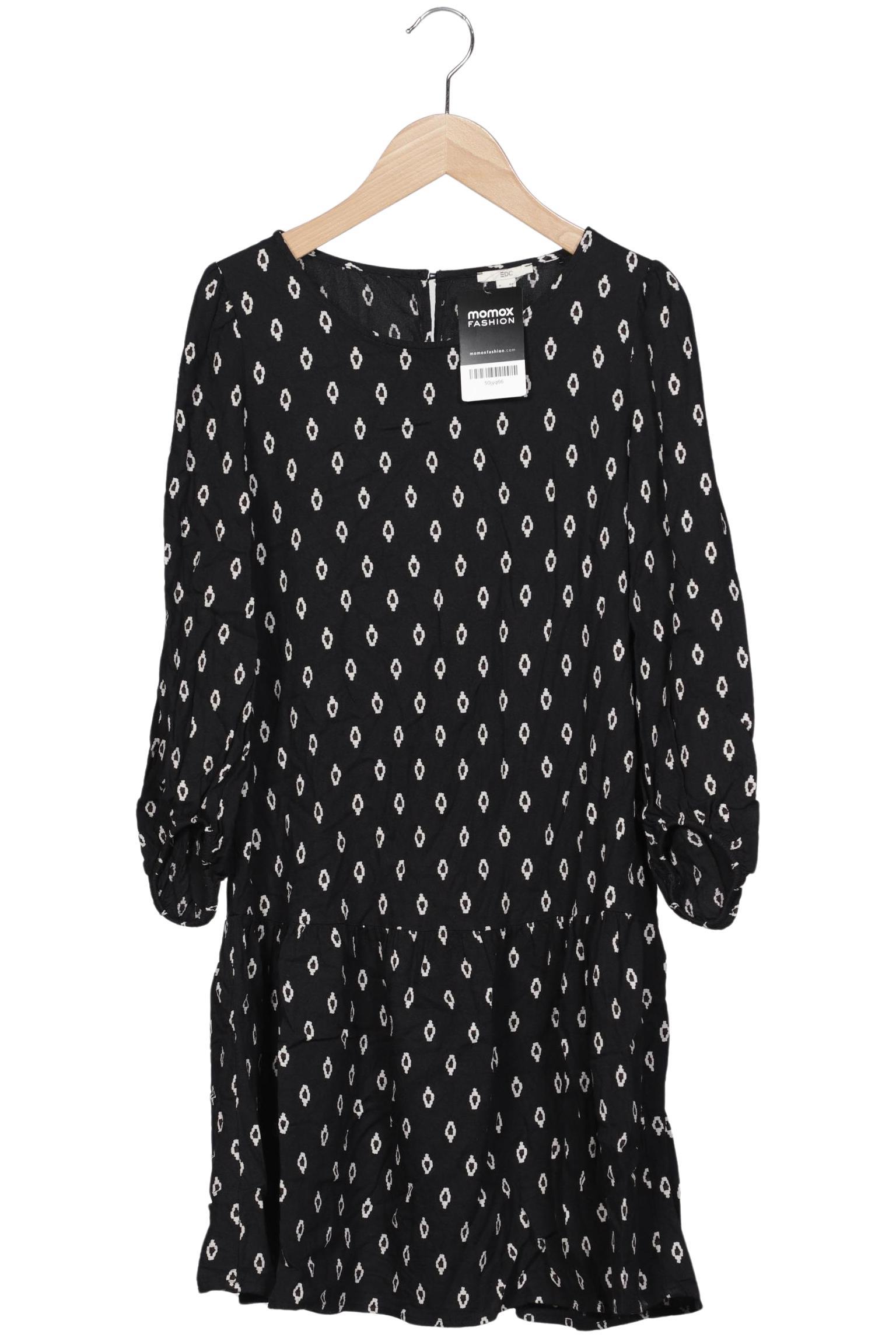 

edc by Esprit Damen Kleid, schwarz, Gr. 34