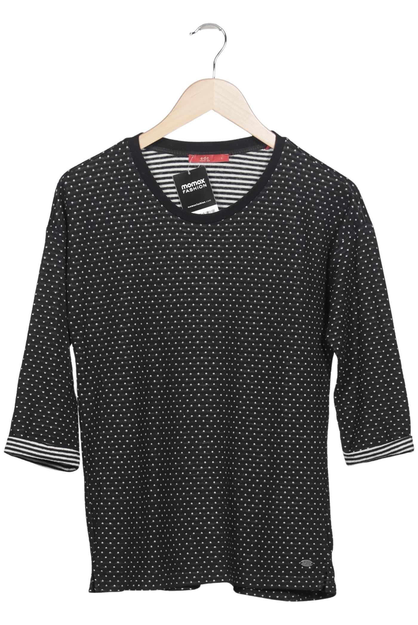 

edc by Esprit Damen Langarmshirt, mehrfarbig, Gr. 42