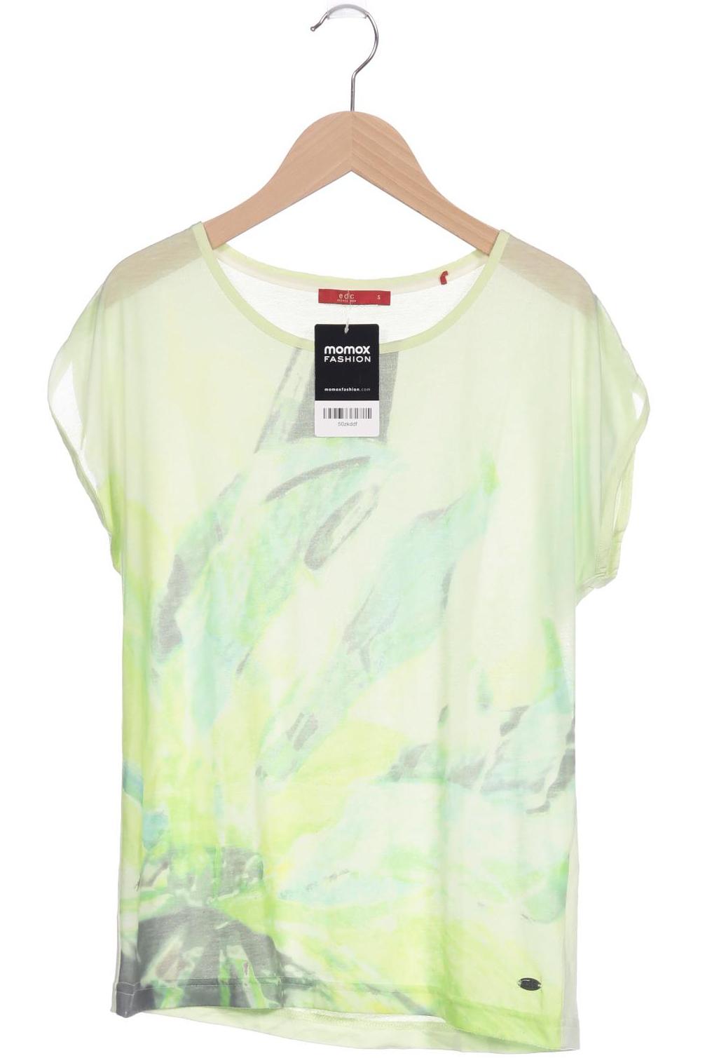 

edc by Esprit Damen T-Shirt, hellgrün, Gr. 36
