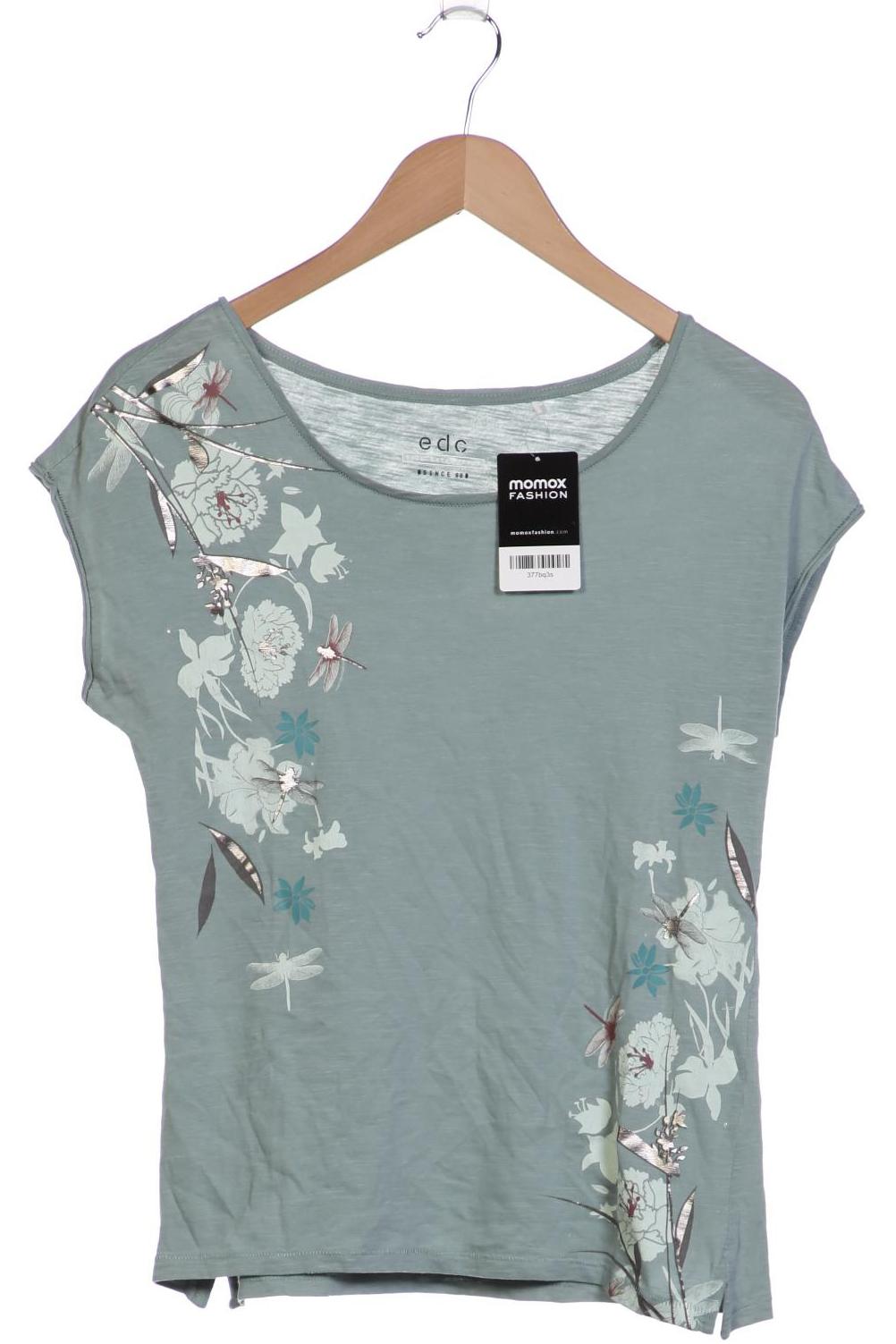 

edc by Esprit Damen T-Shirt, türkis, Gr. 36