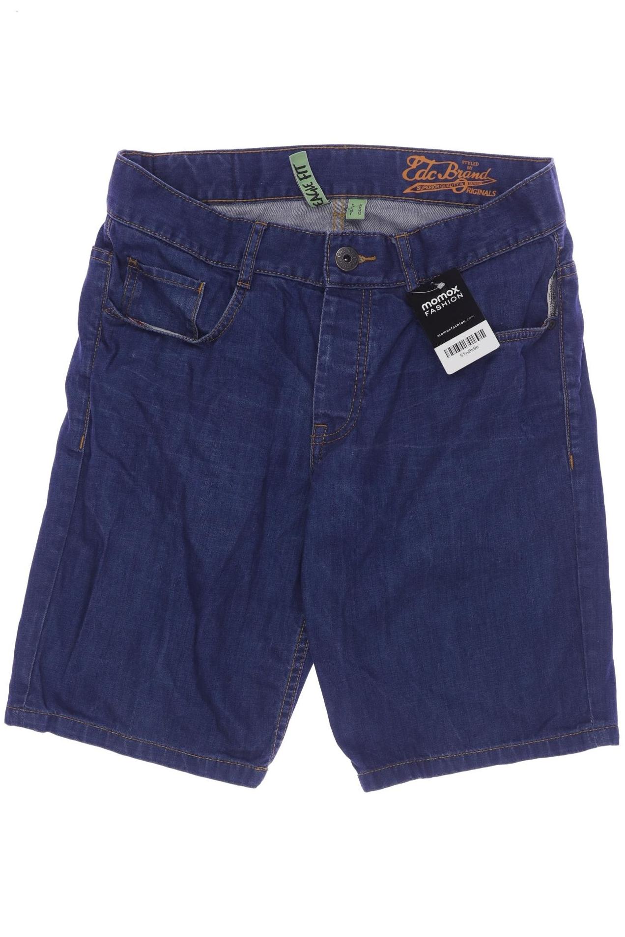 

edc by Esprit Herren Shorts, blau, Gr. 32