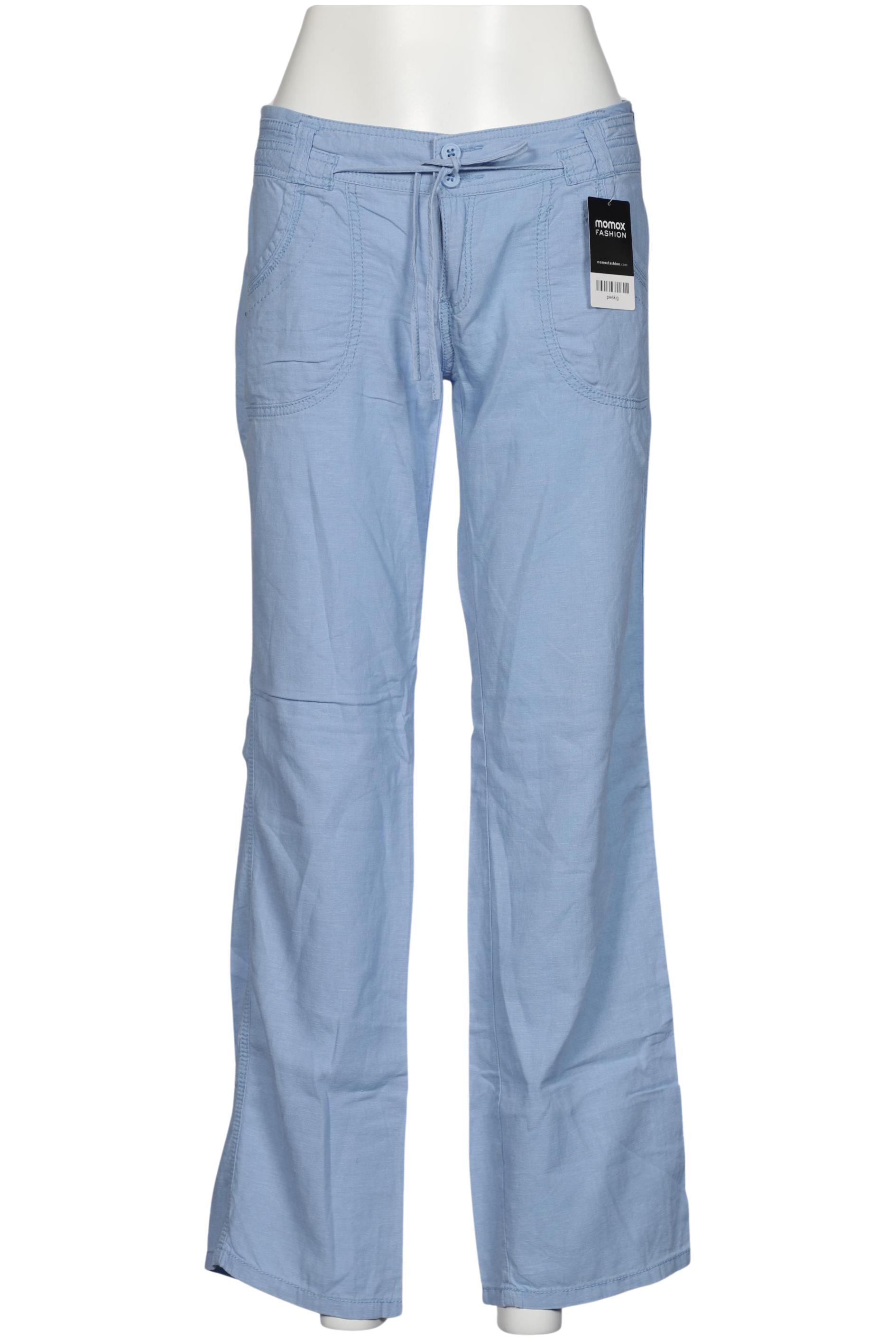 

edc by Esprit Damen Stoffhose, hellblau, Gr. 36