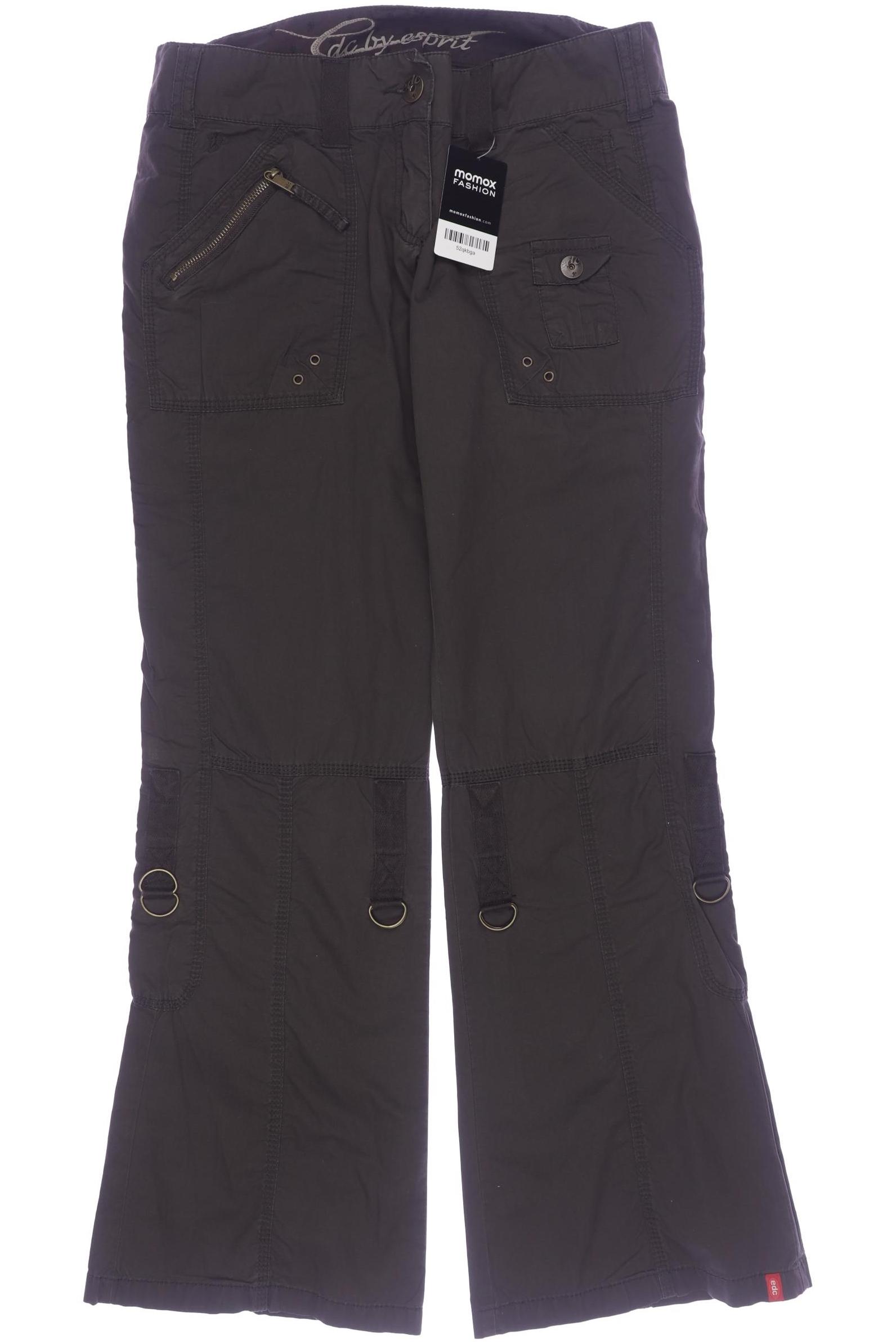 

edc by Esprit Damen Stoffhose, braun, Gr. 40