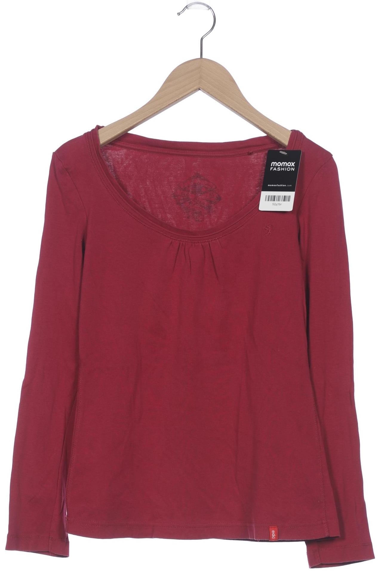 

edc by Esprit Damen Langarmshirt, rot, Gr. 38