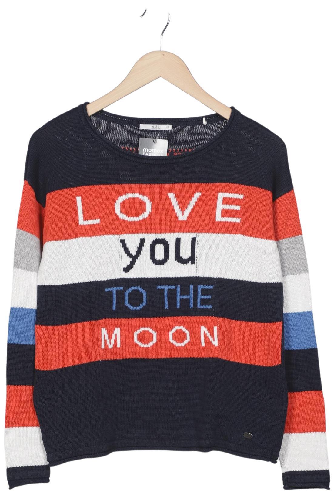 

edc by Esprit Damen Pullover, mehrfarbig, Gr. 34