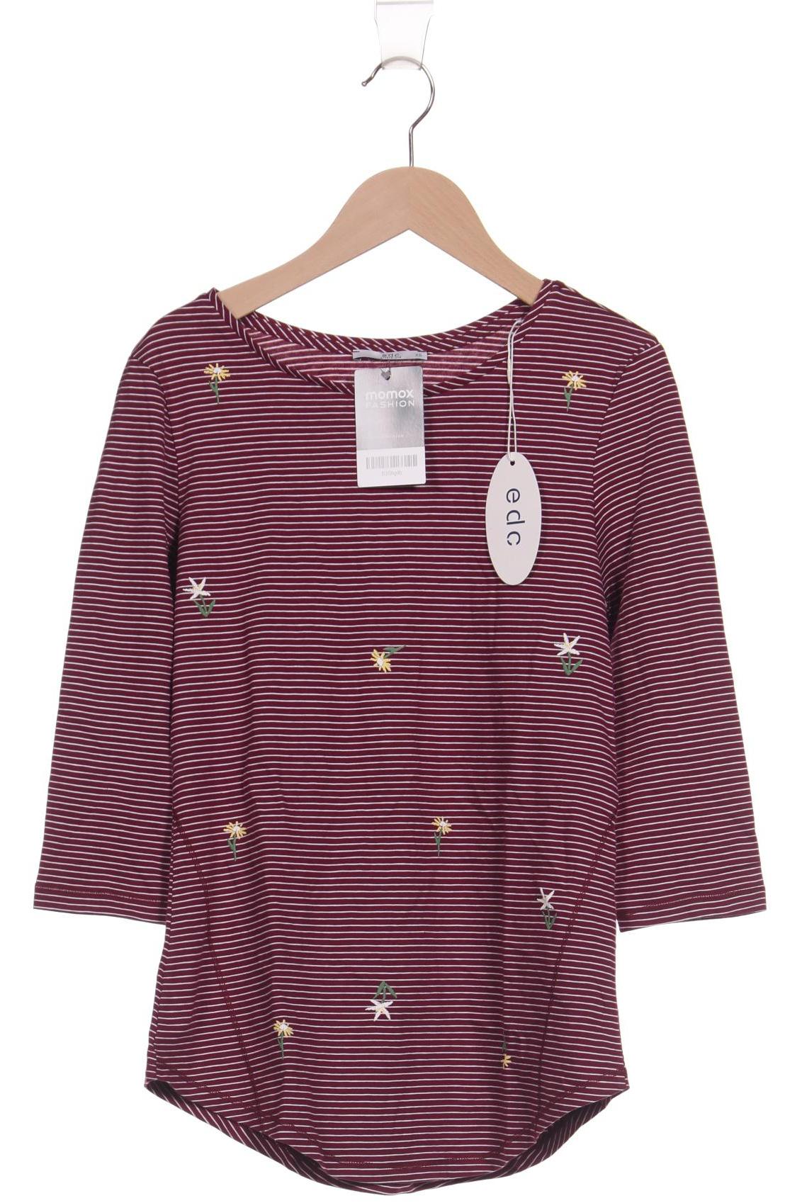 

edc by Esprit Damen Langarmshirt, bordeaux, Gr. 34