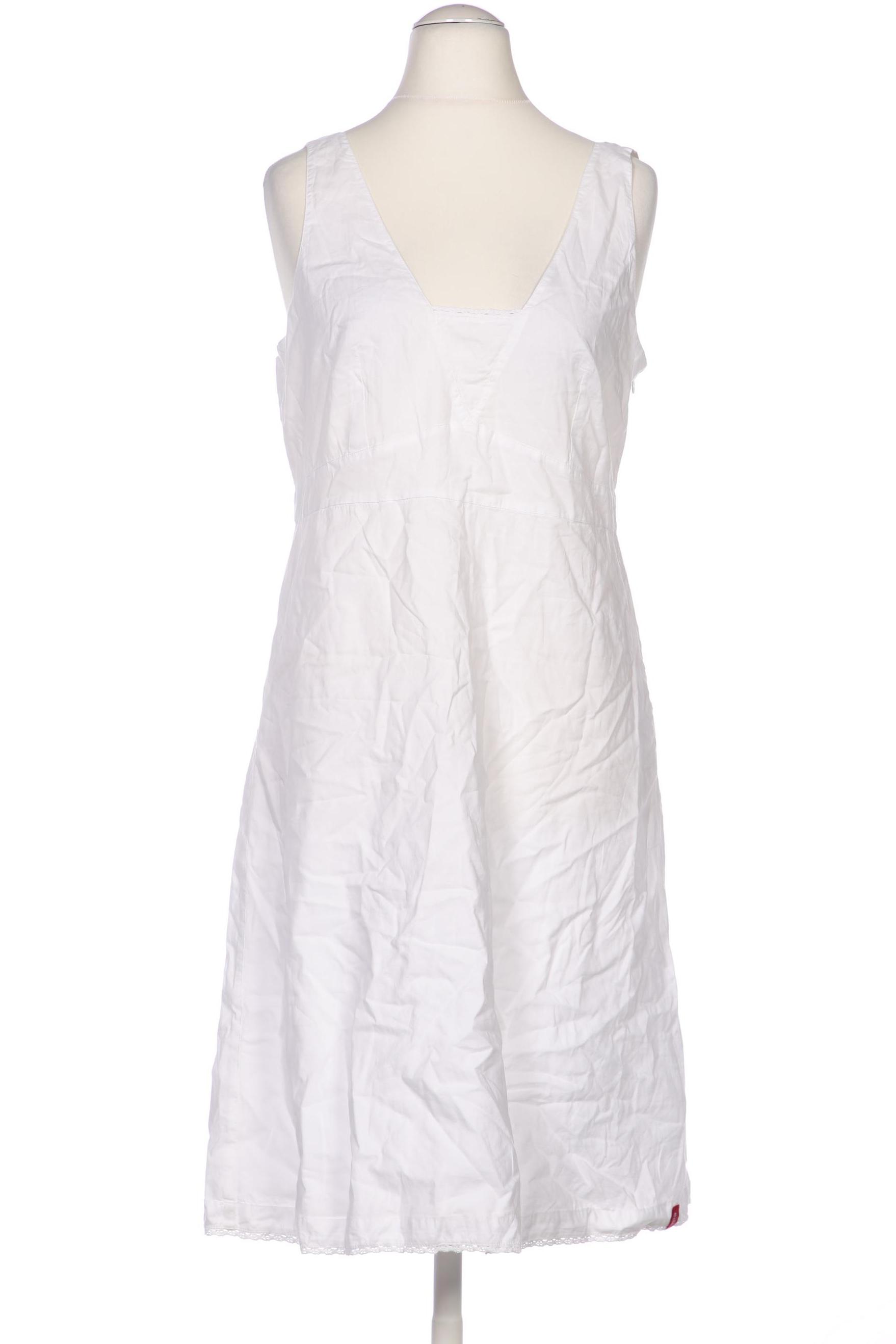 

edc by Esprit Damen Kleid, weiß, Gr. 42