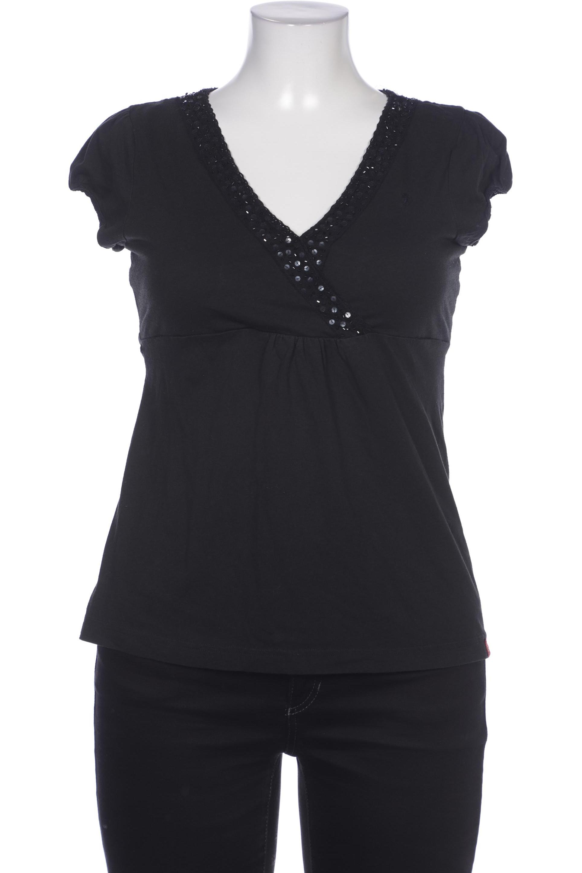 

edc by Esprit Damen T-Shirt, schwarz, Gr. 40