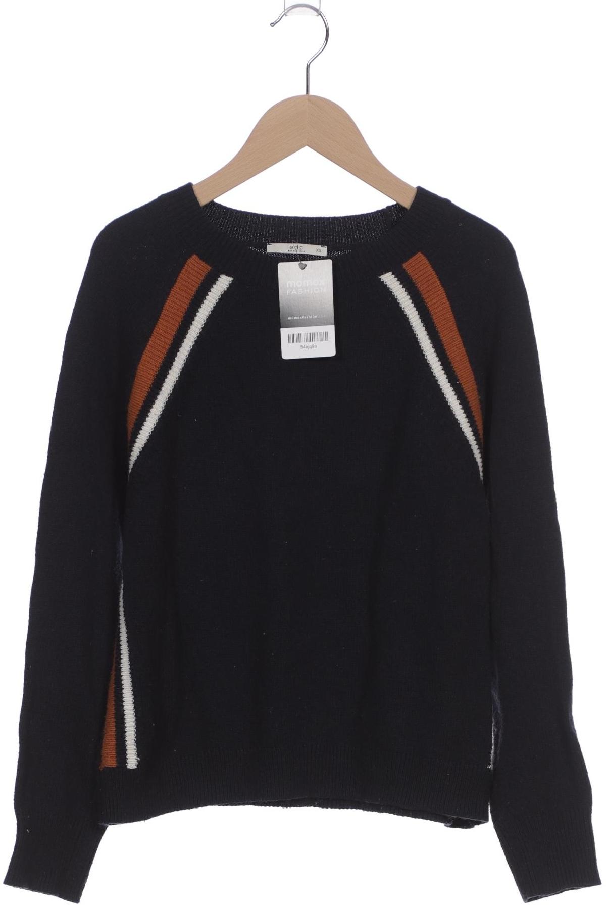 

edc by Esprit Damen Pullover, marineblau, Gr. 34